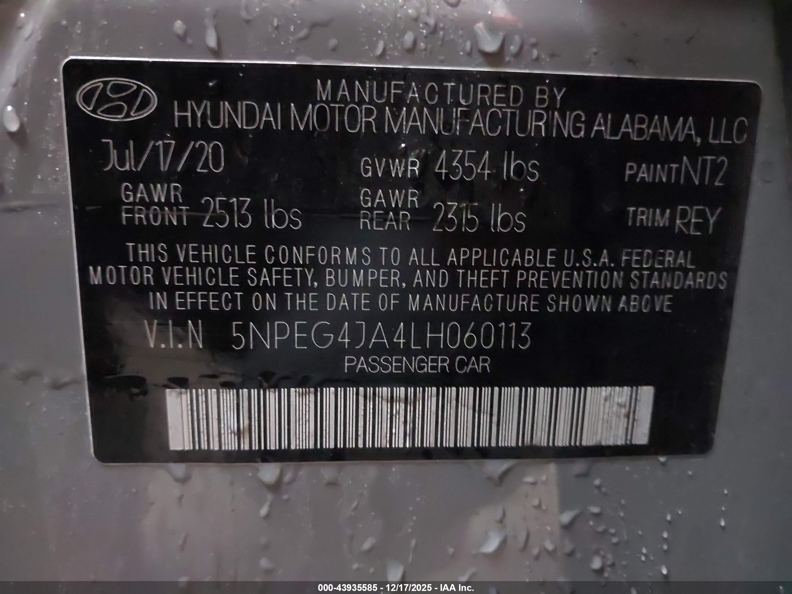 HYUNDAI SONATA image 9