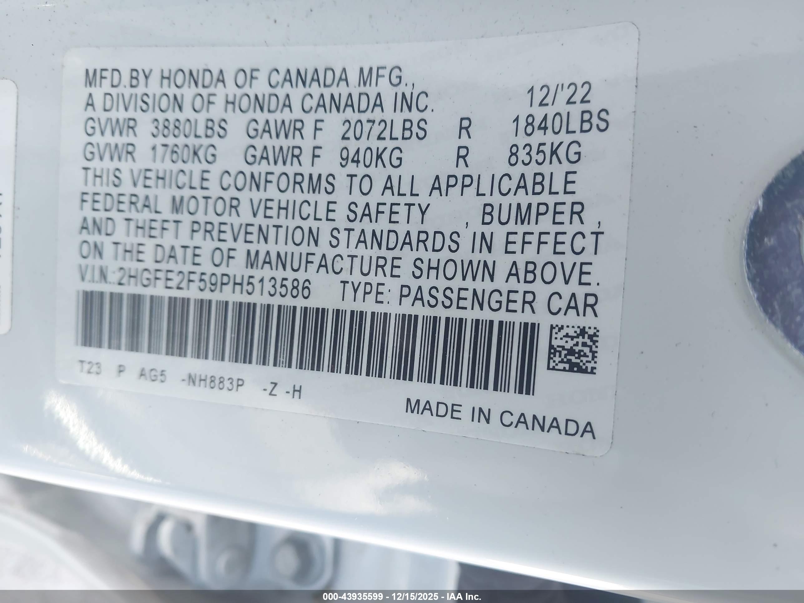 HONDA CIVIC image 9
