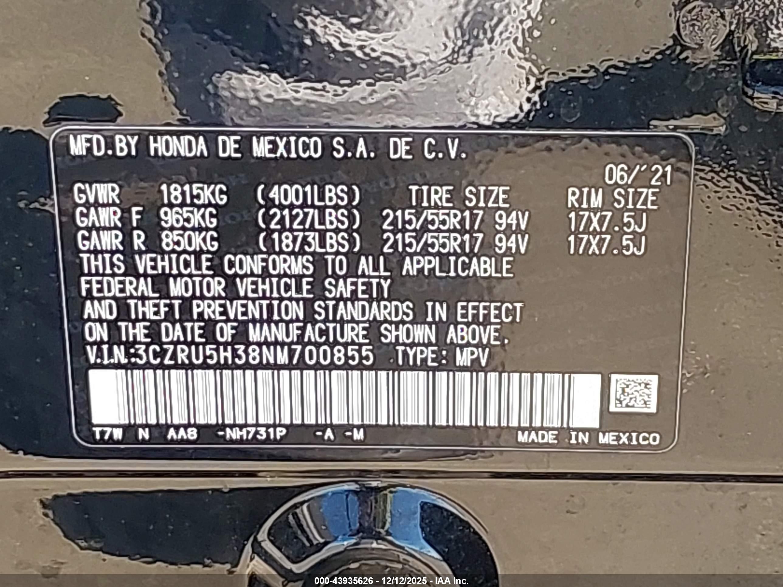 HONDA HR-V image 9