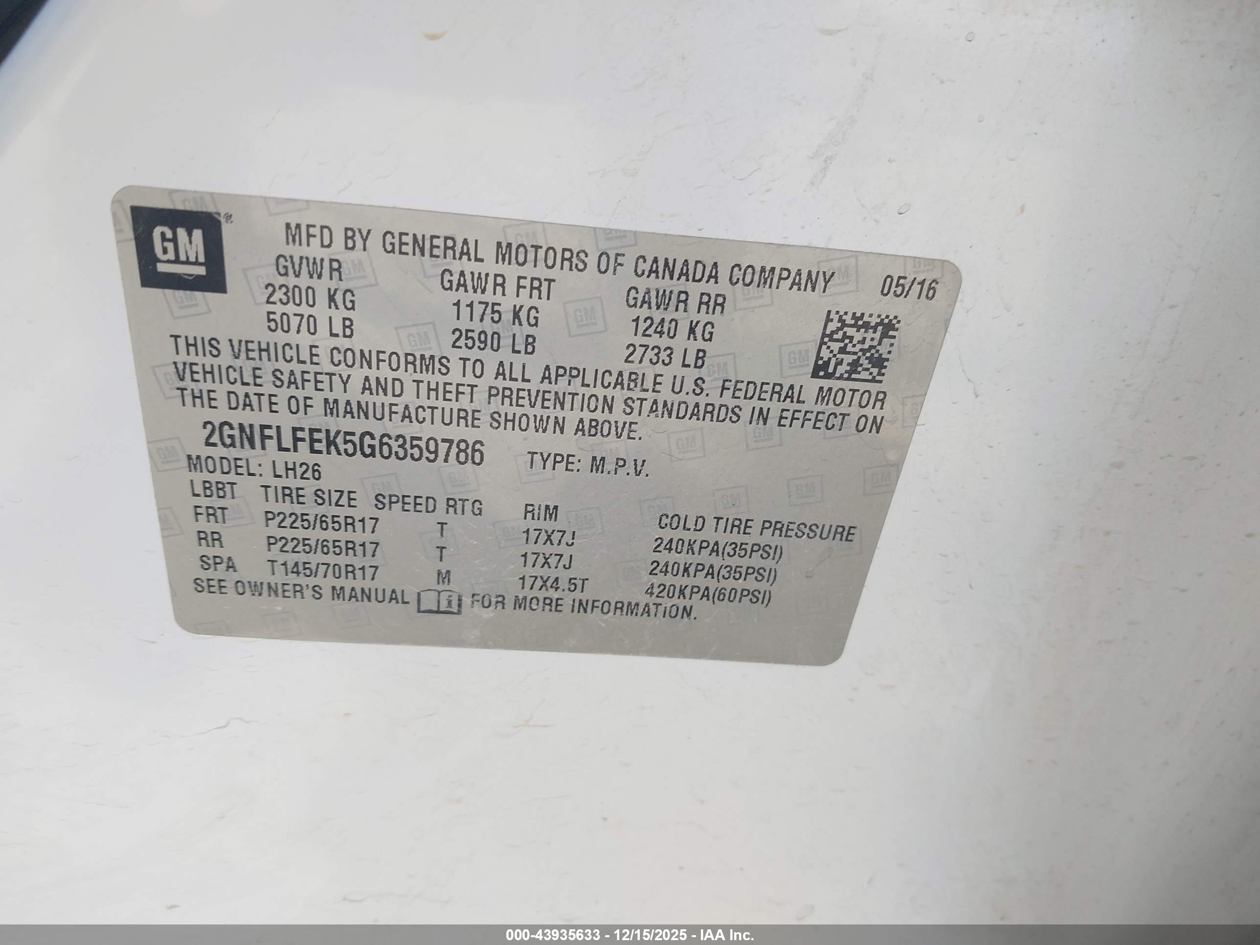 CHEVROLET EQUINOX image 9