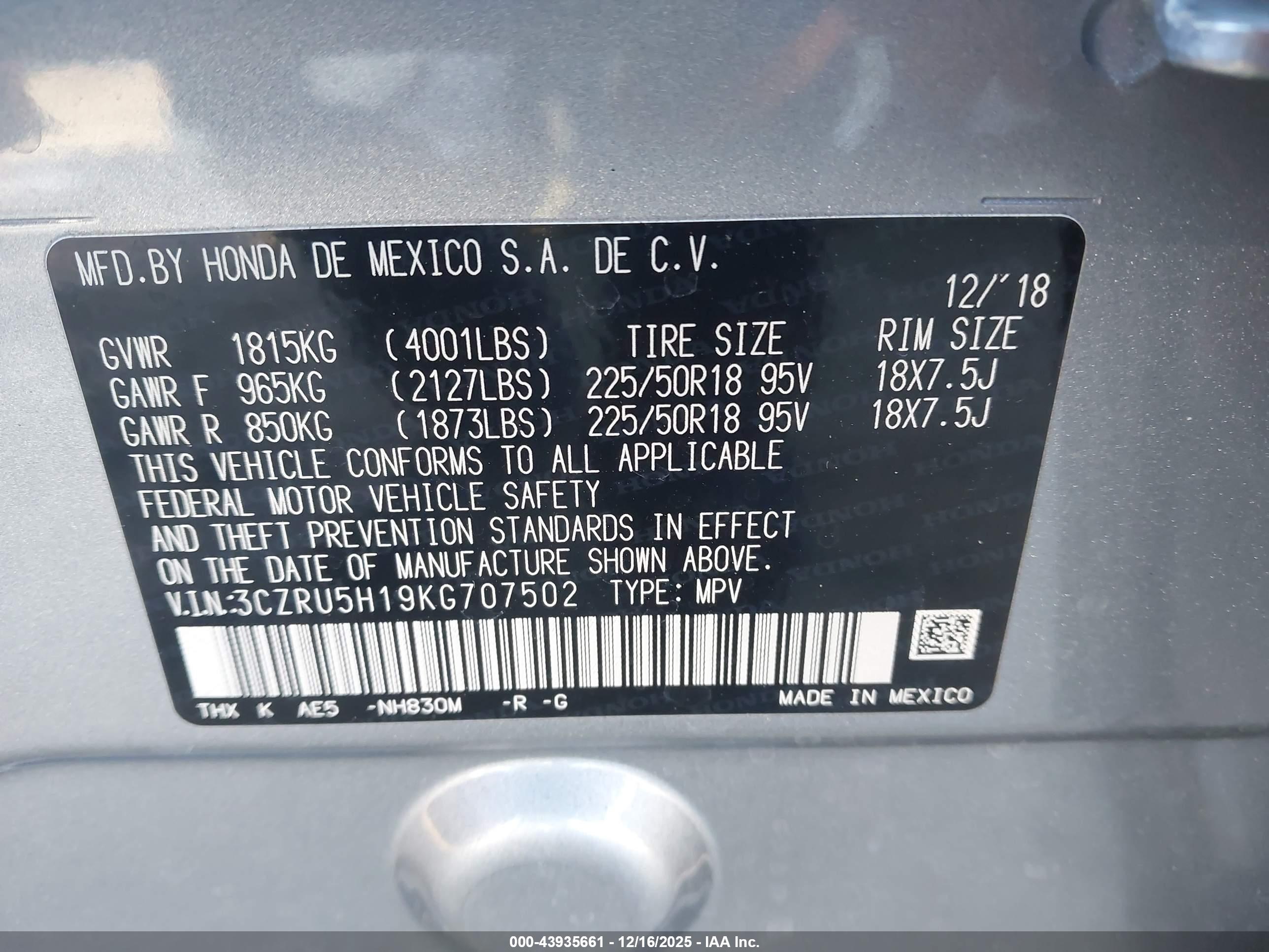 HONDA HR-V image 9