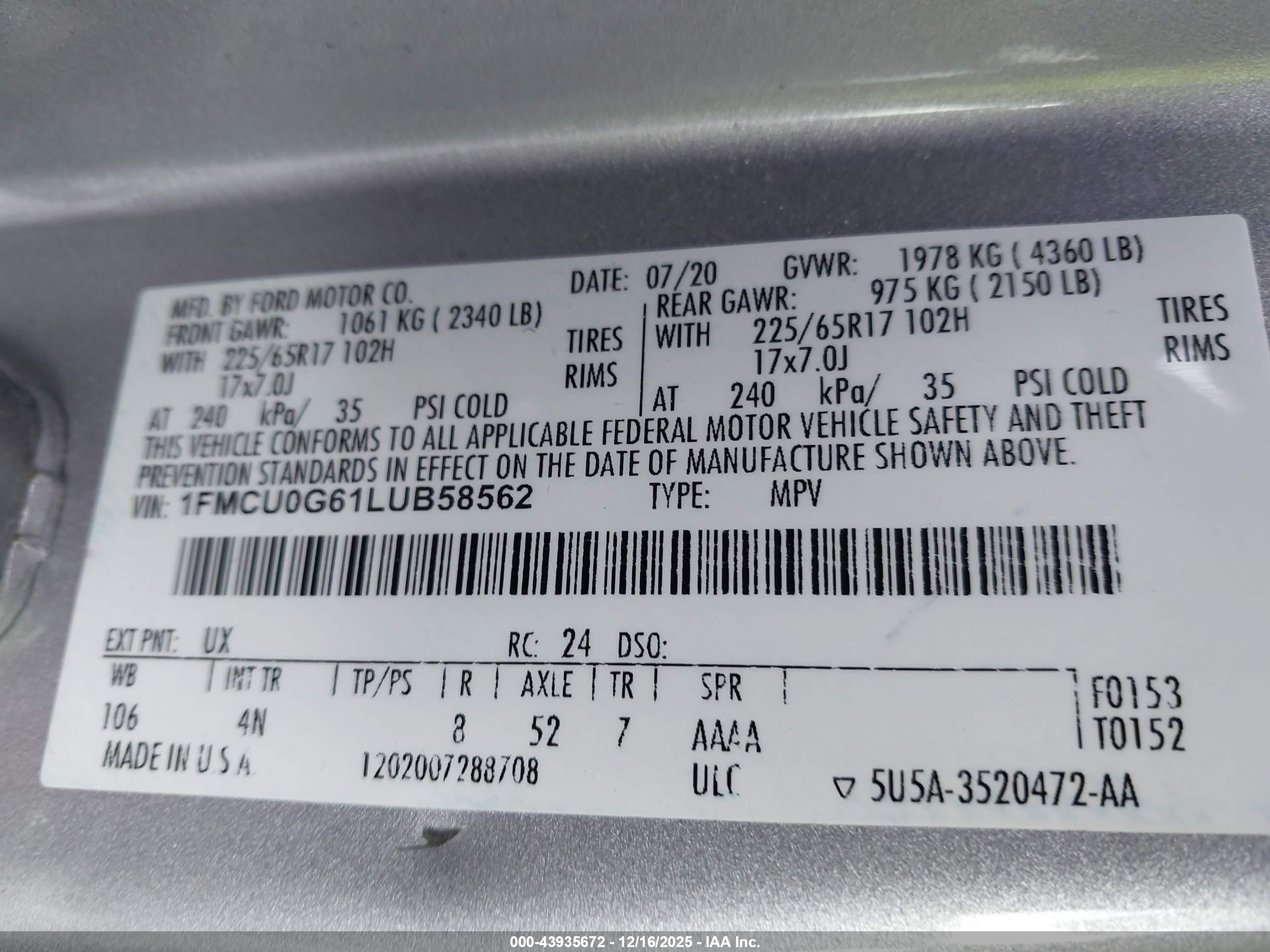 FORD ESCAPE image 9