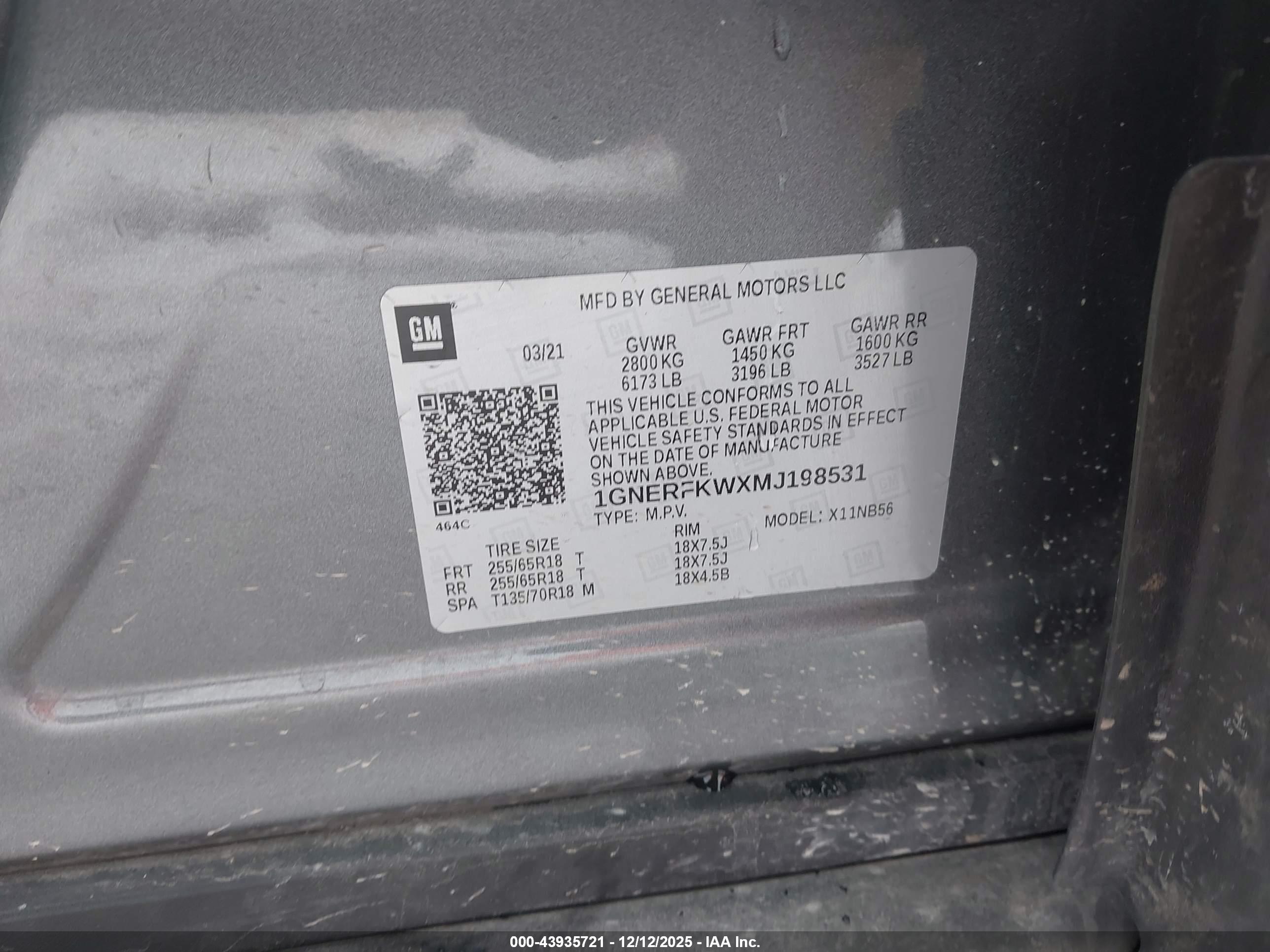 CHEVROLET TRAVERSE image 9