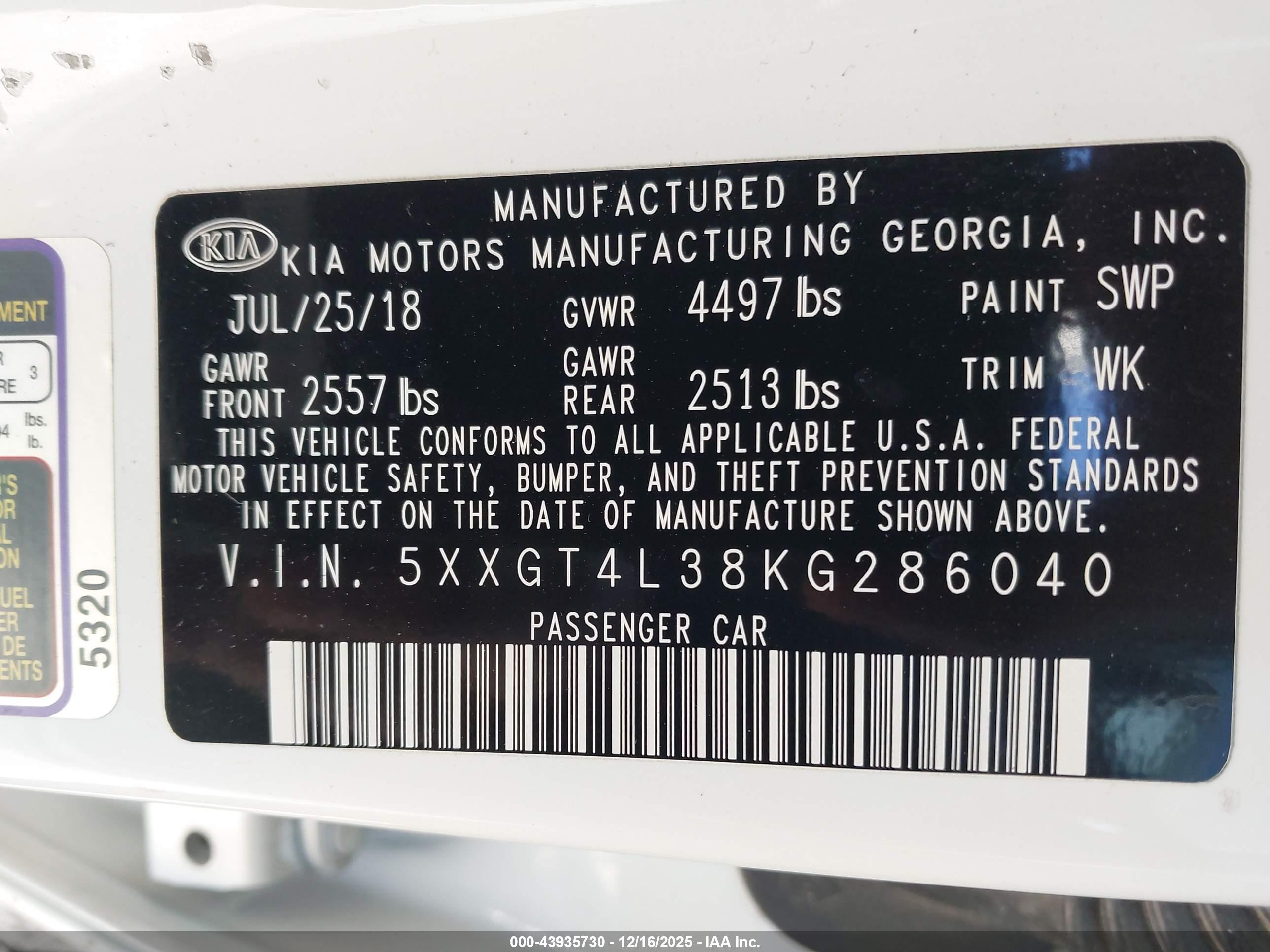 KIA OPTIMA image 9
