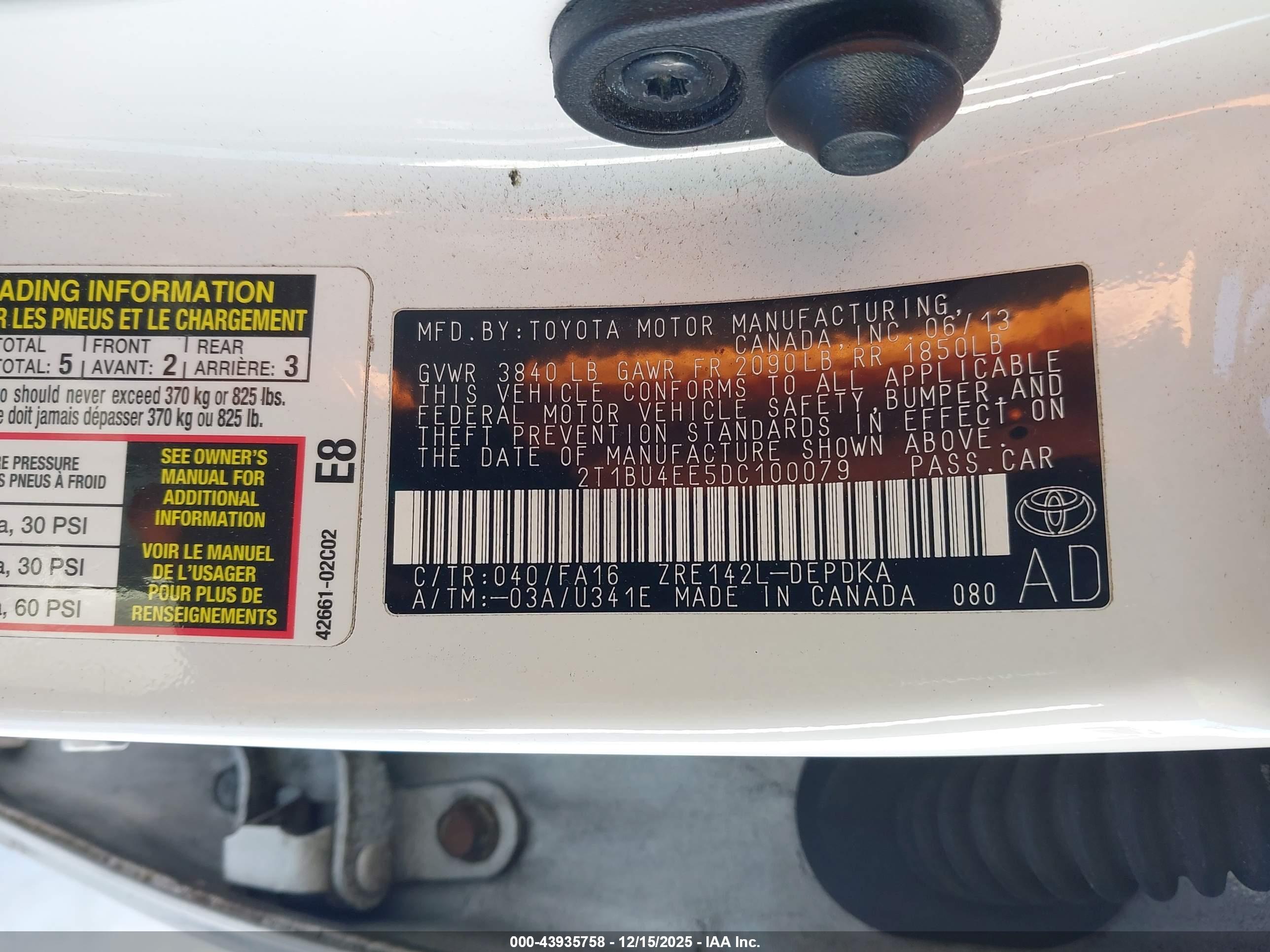 TOYOTA COROLLA image 9