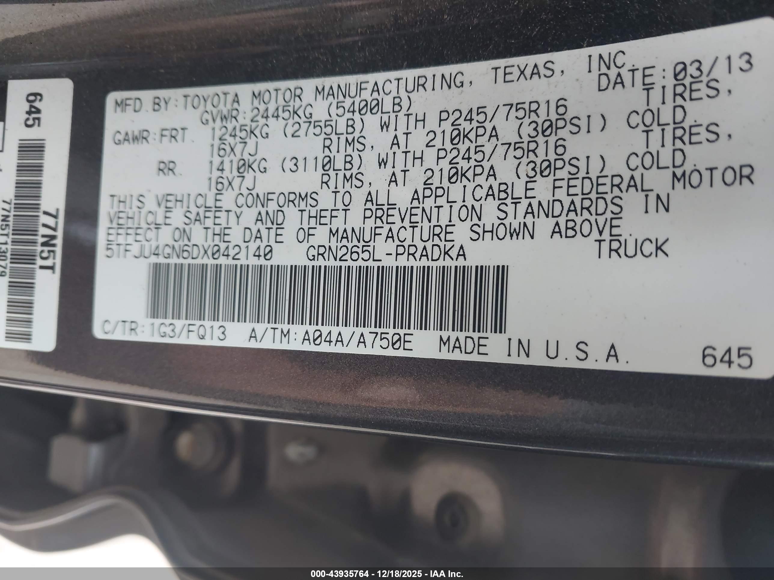 TOYOTA TACOMA image 9