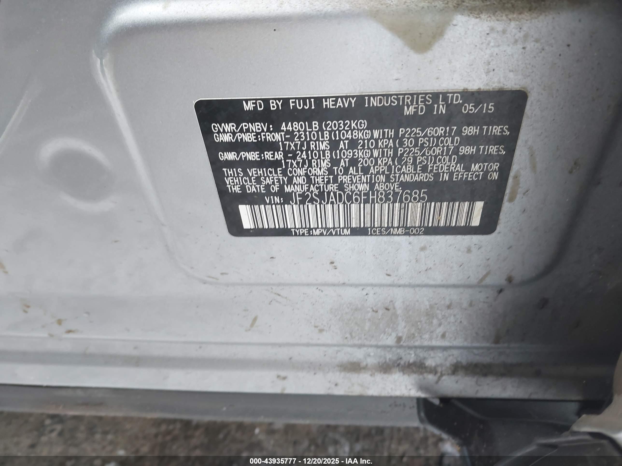 SUBARU FORESTER image 9