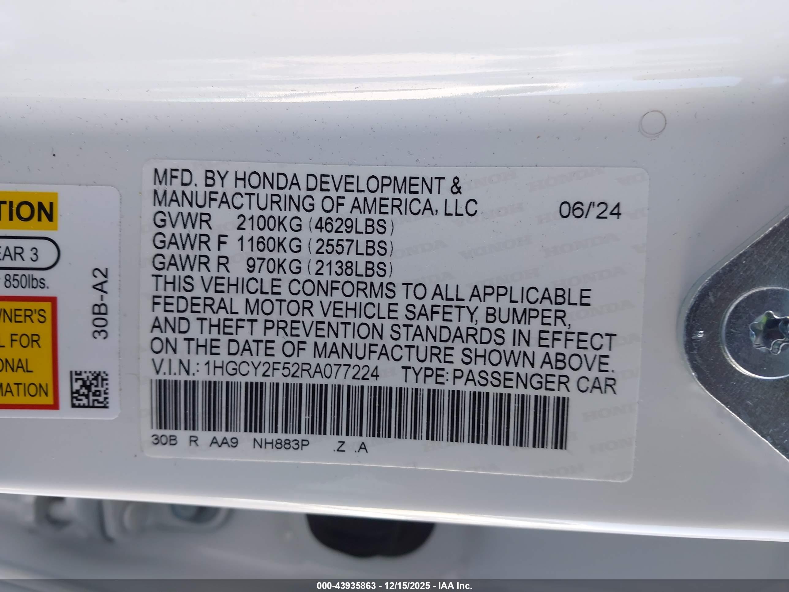 HONDA ACCORD image 9