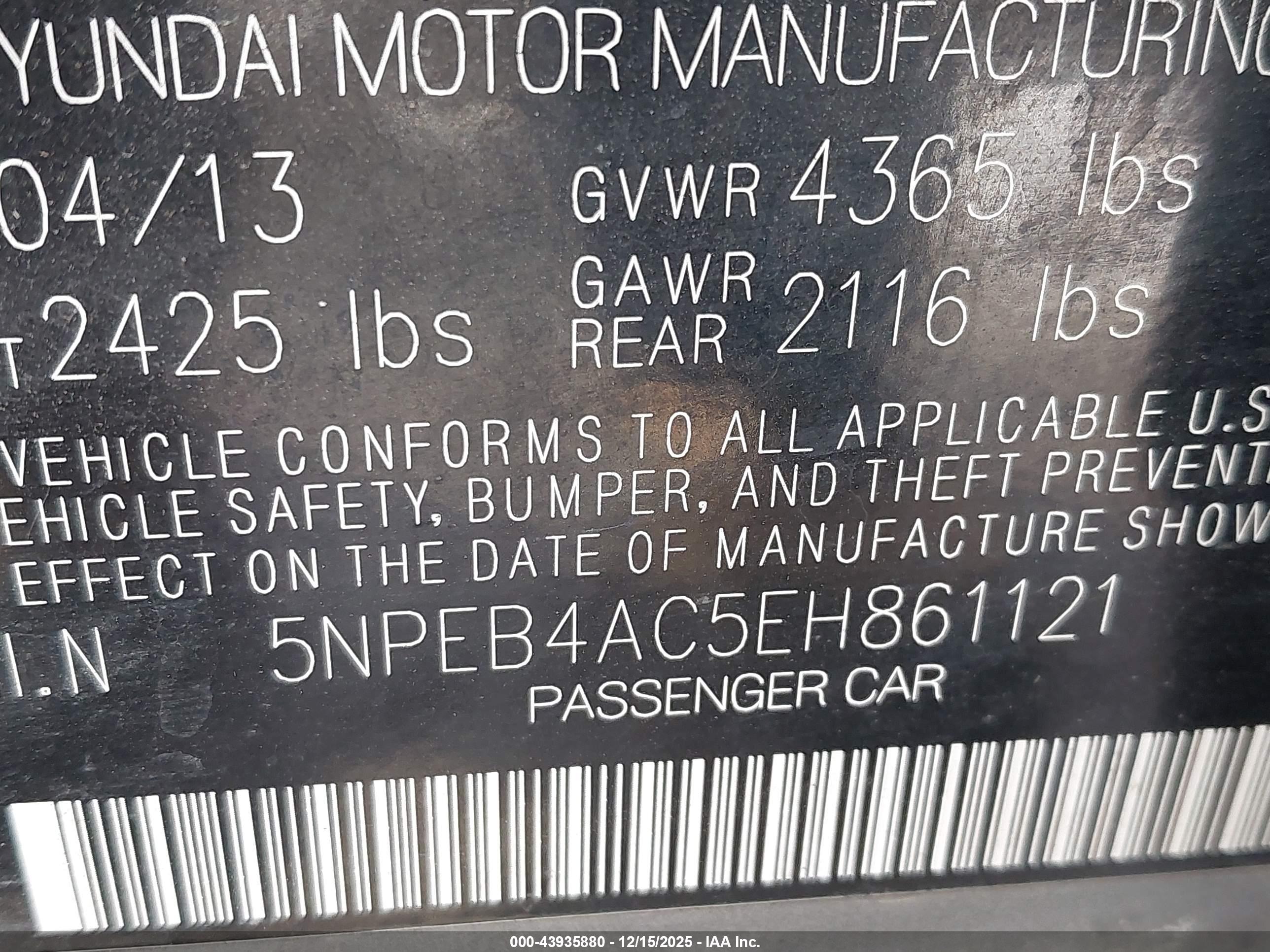 HYUNDAI SONATA image 9