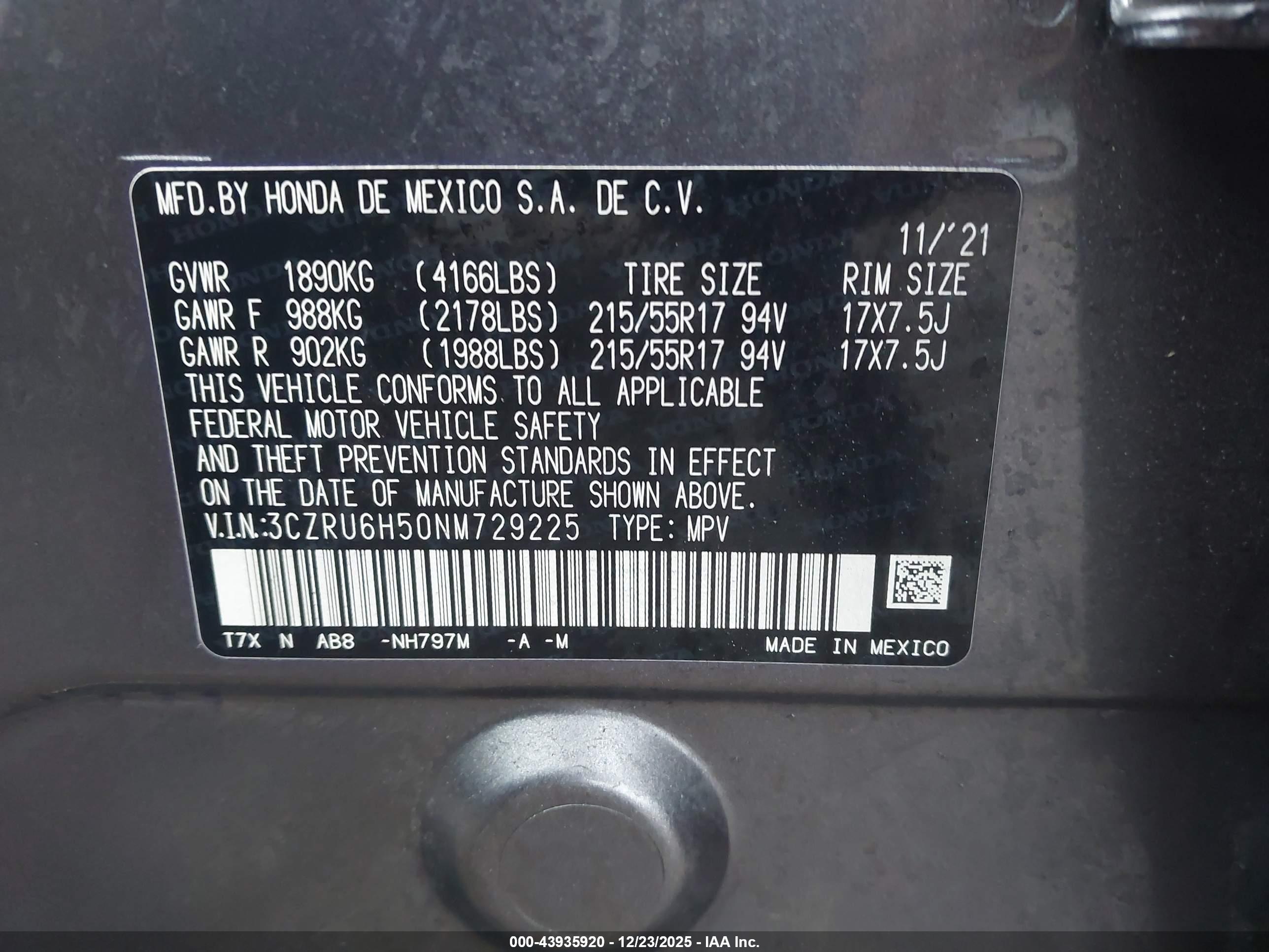HONDA HR-V image 9