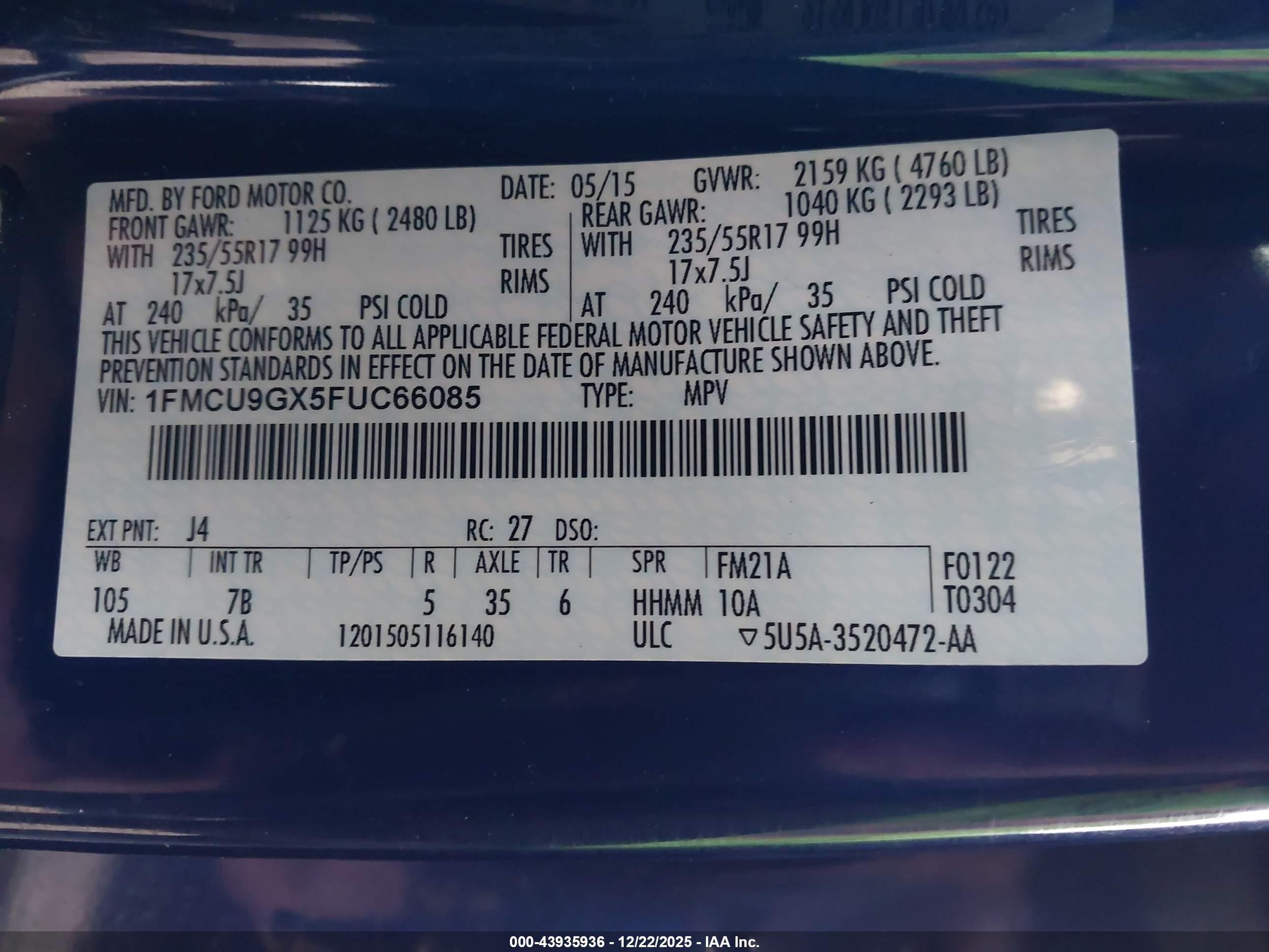 FORD ESCAPE image 9