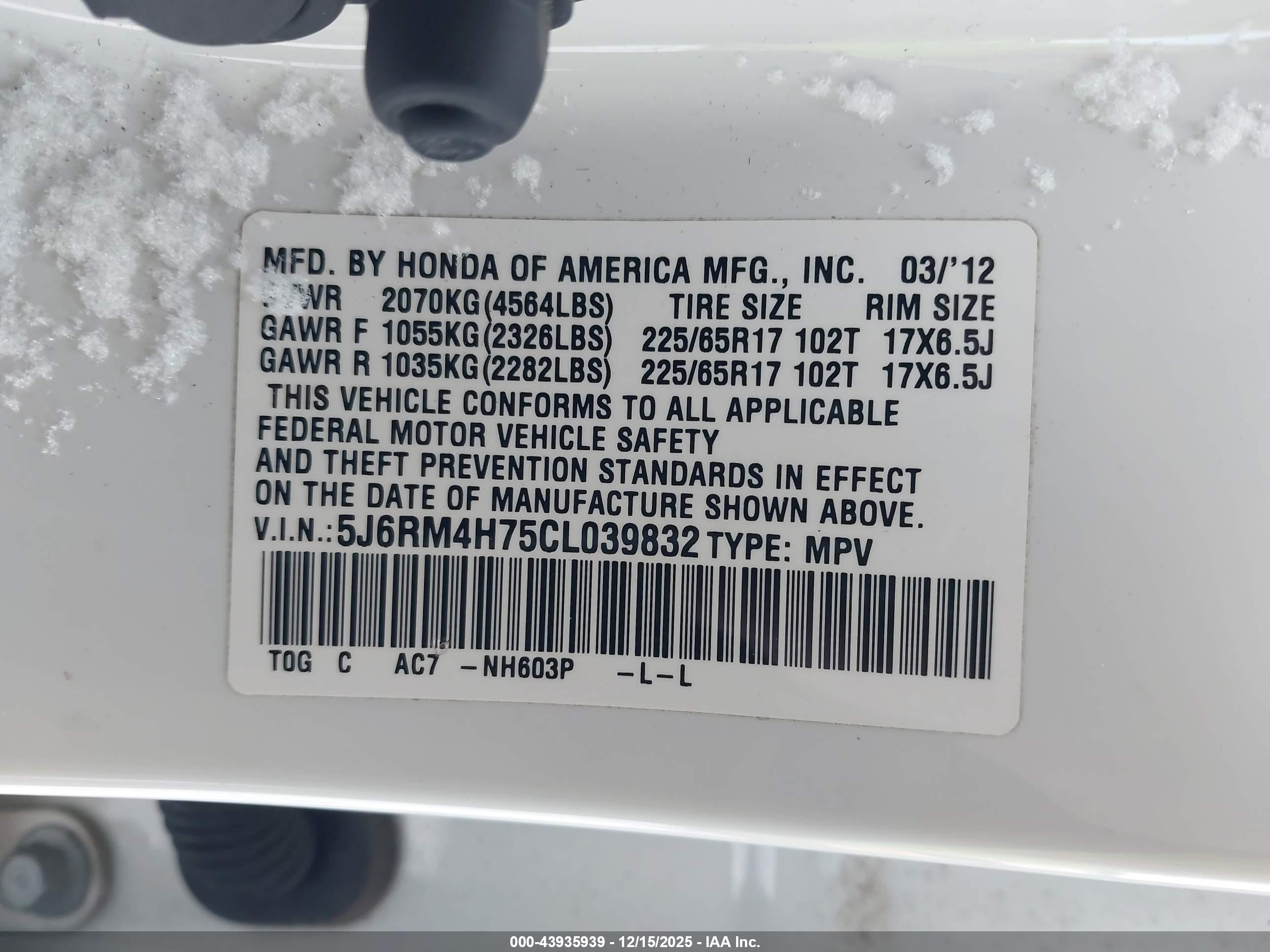 HONDA CR-V image 9