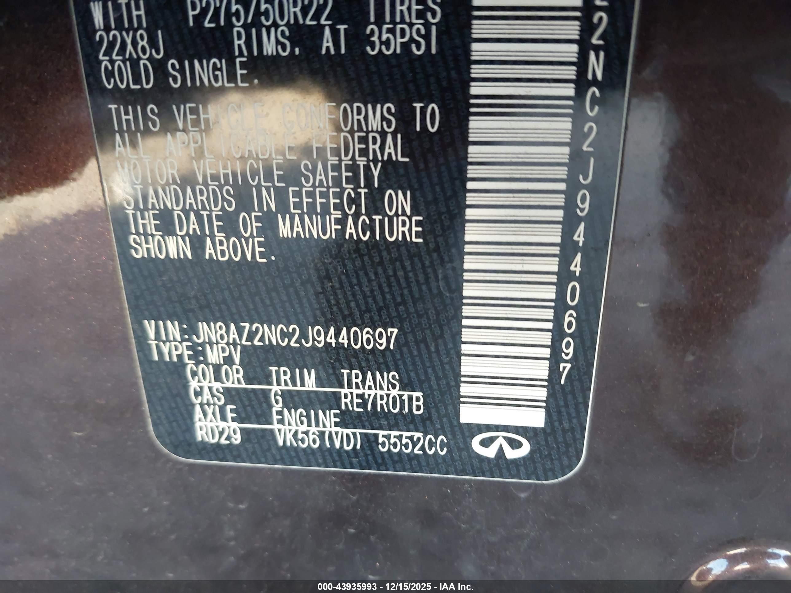 INFINITI QX80 image 9