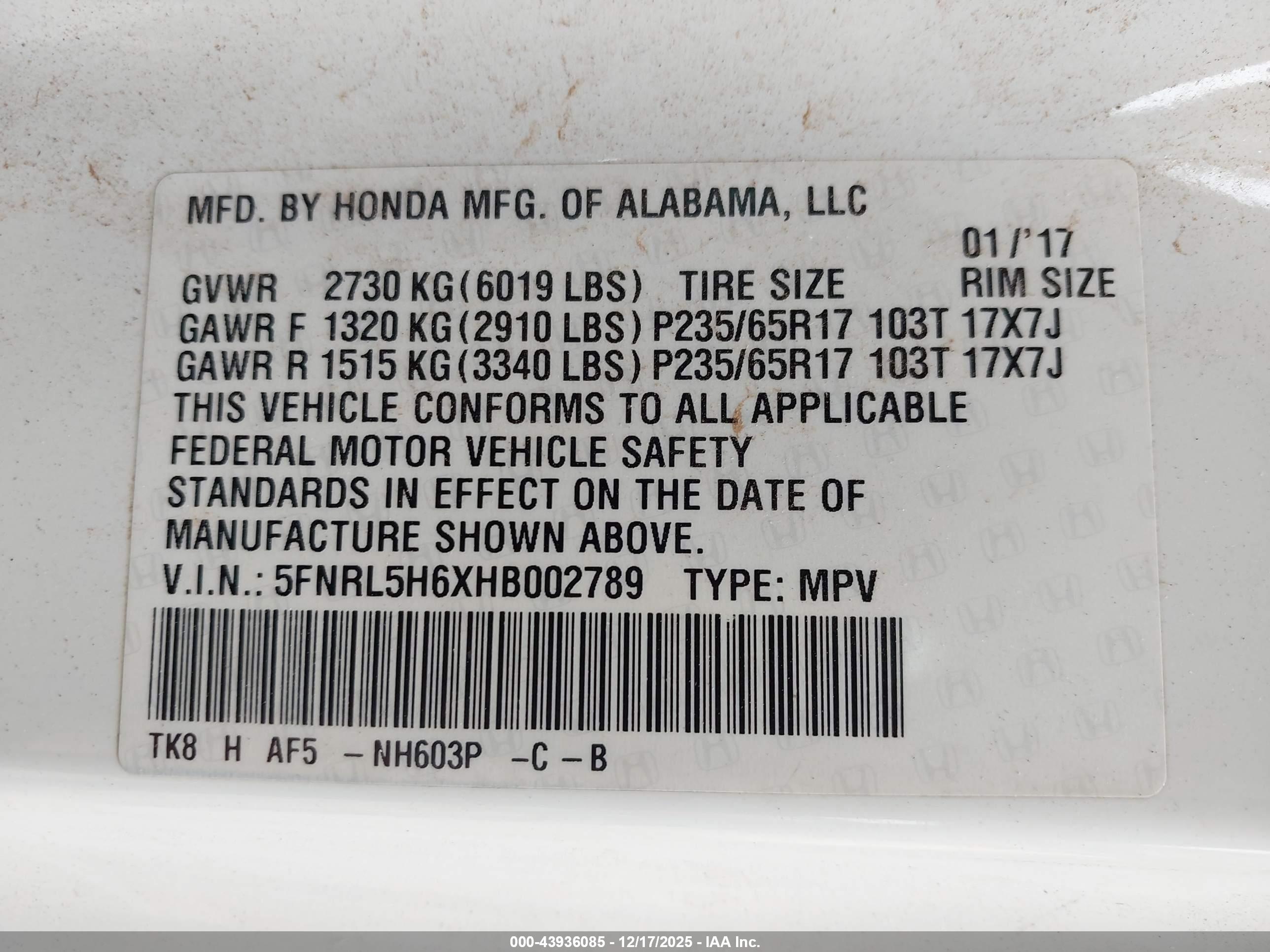 HONDA ODYSSEY image 9