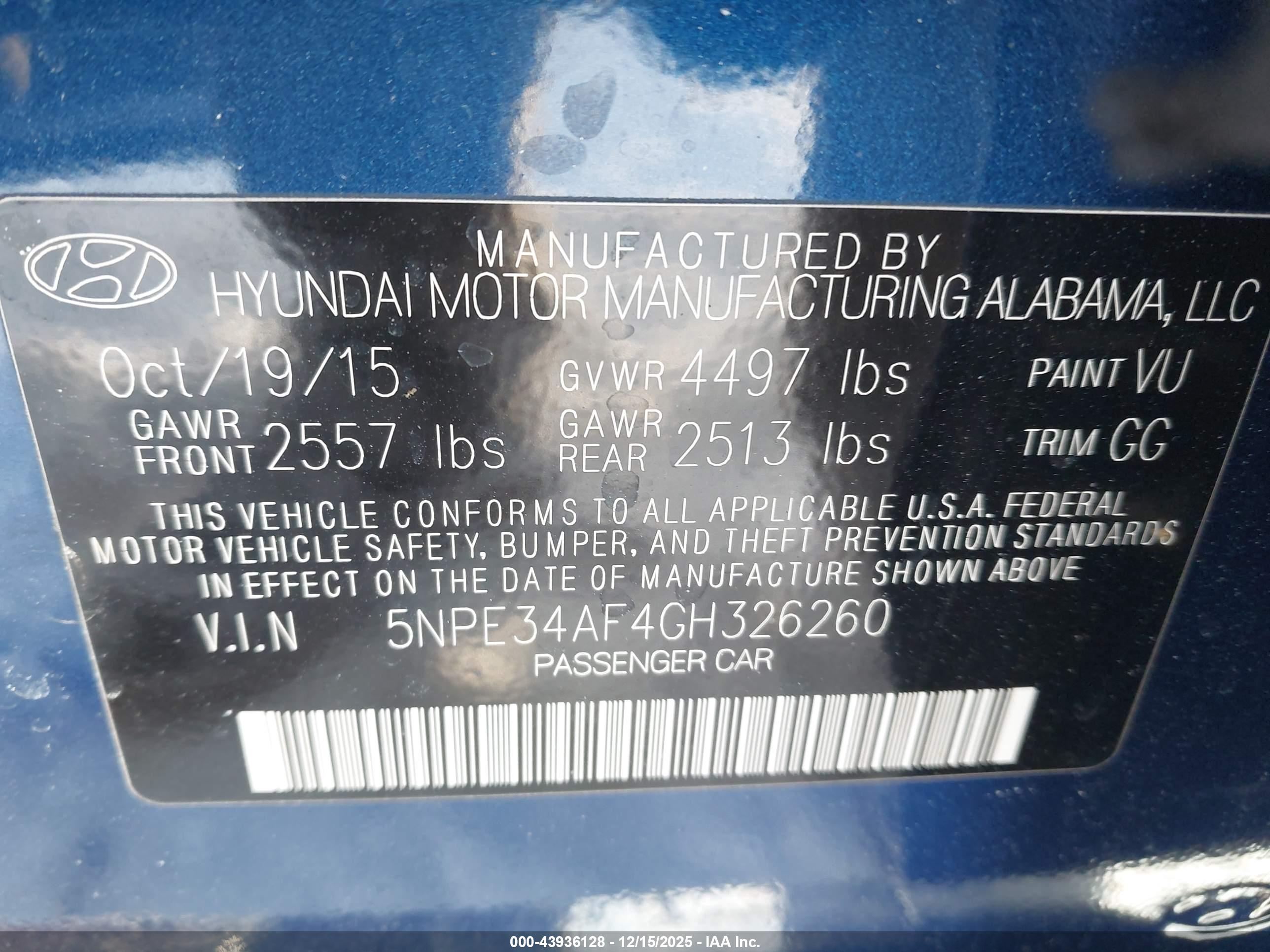 HYUNDAI SONATA image 9