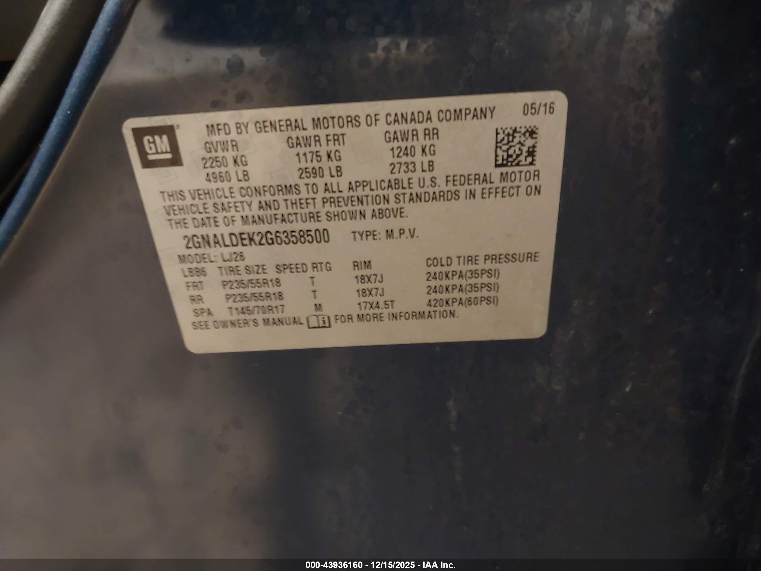 CHEVROLET EQUINOX image 9