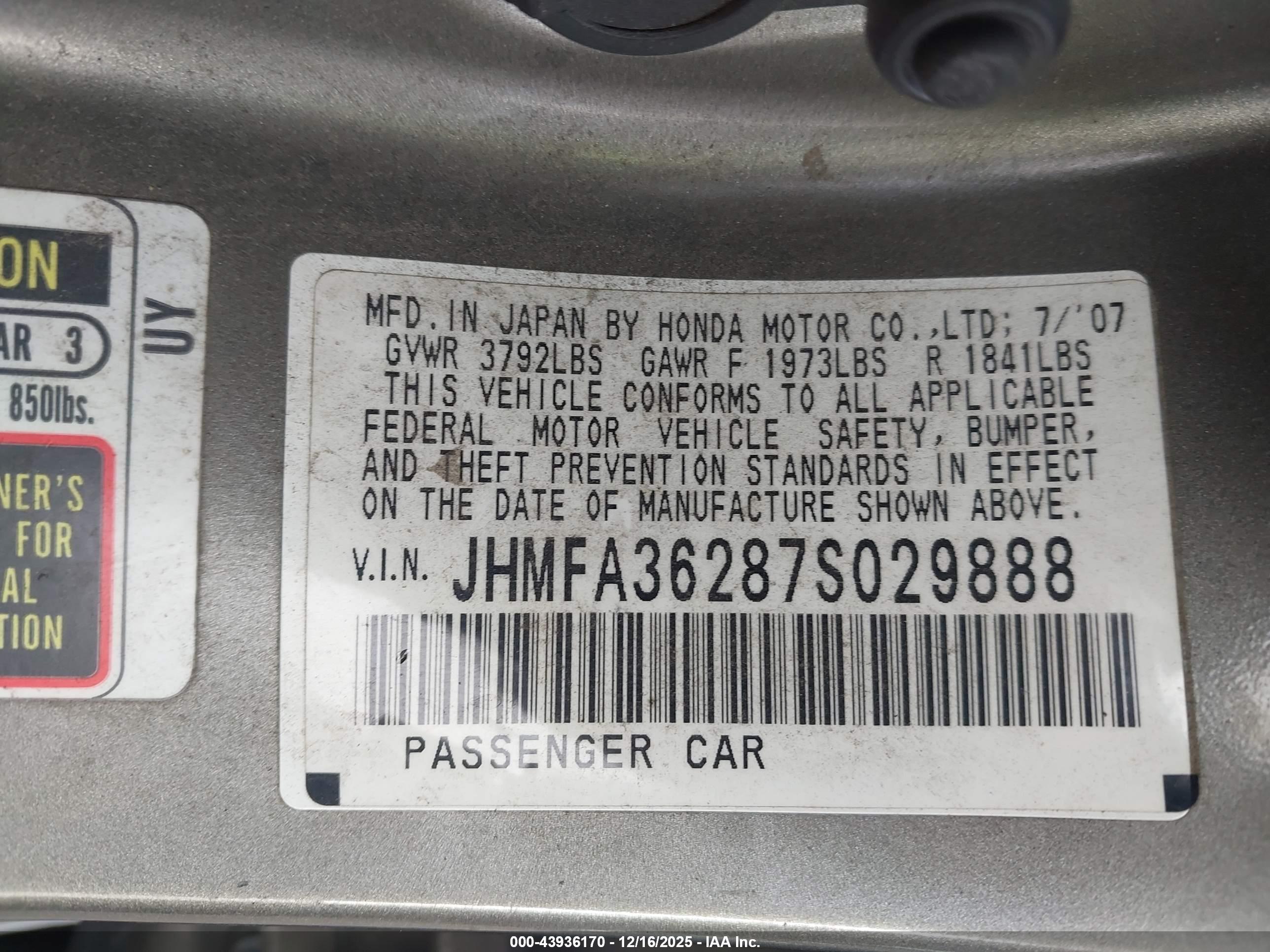 HONDA CIVIC image 9