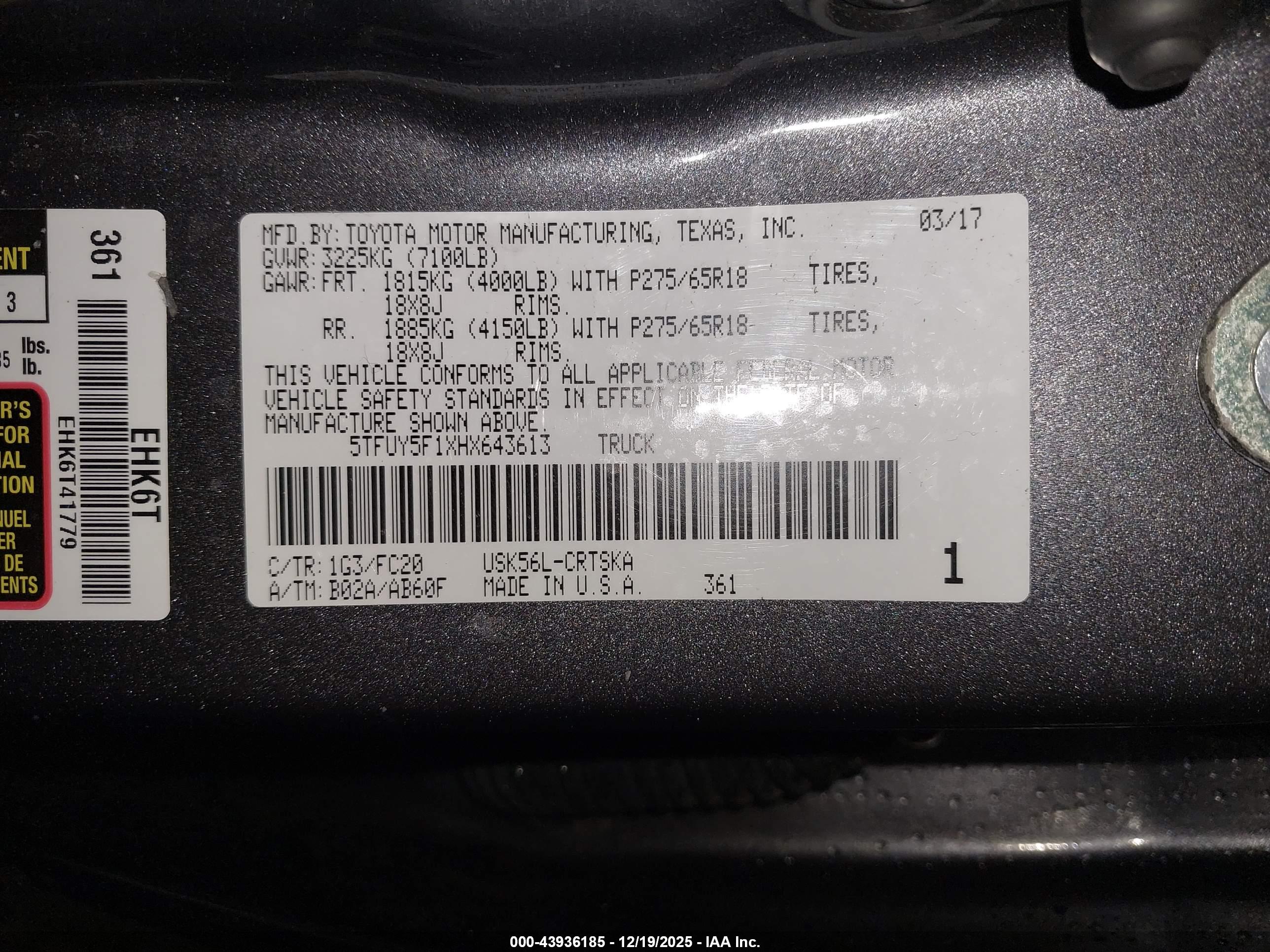 TOYOTA TUNDRA image 9