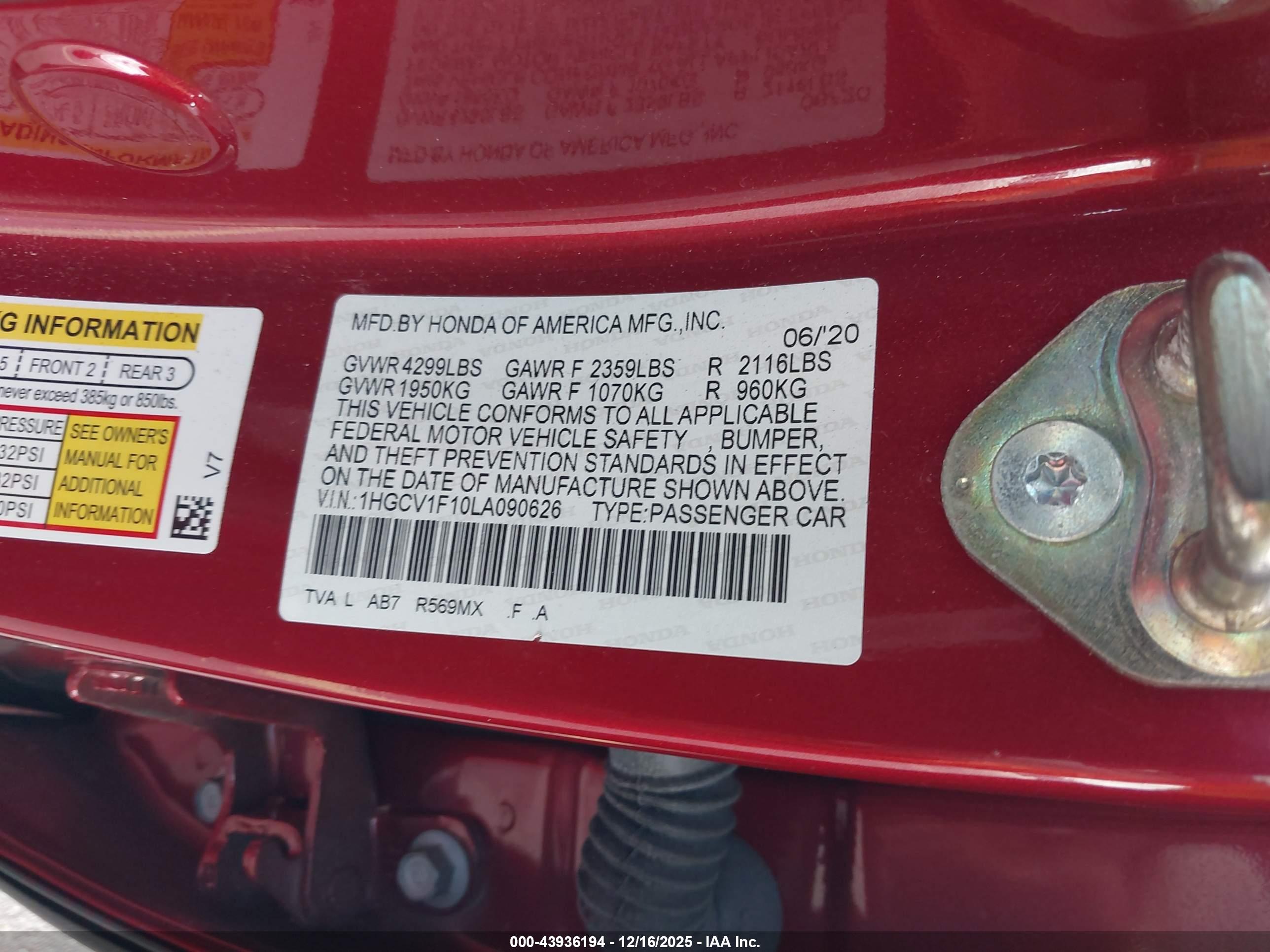 HONDA ACCORD image 9