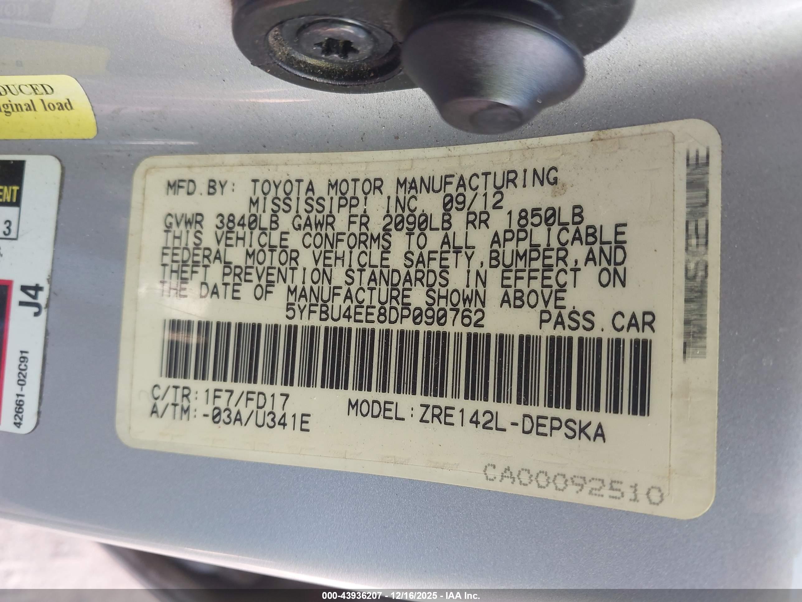 TOYOTA COROLLA image 9