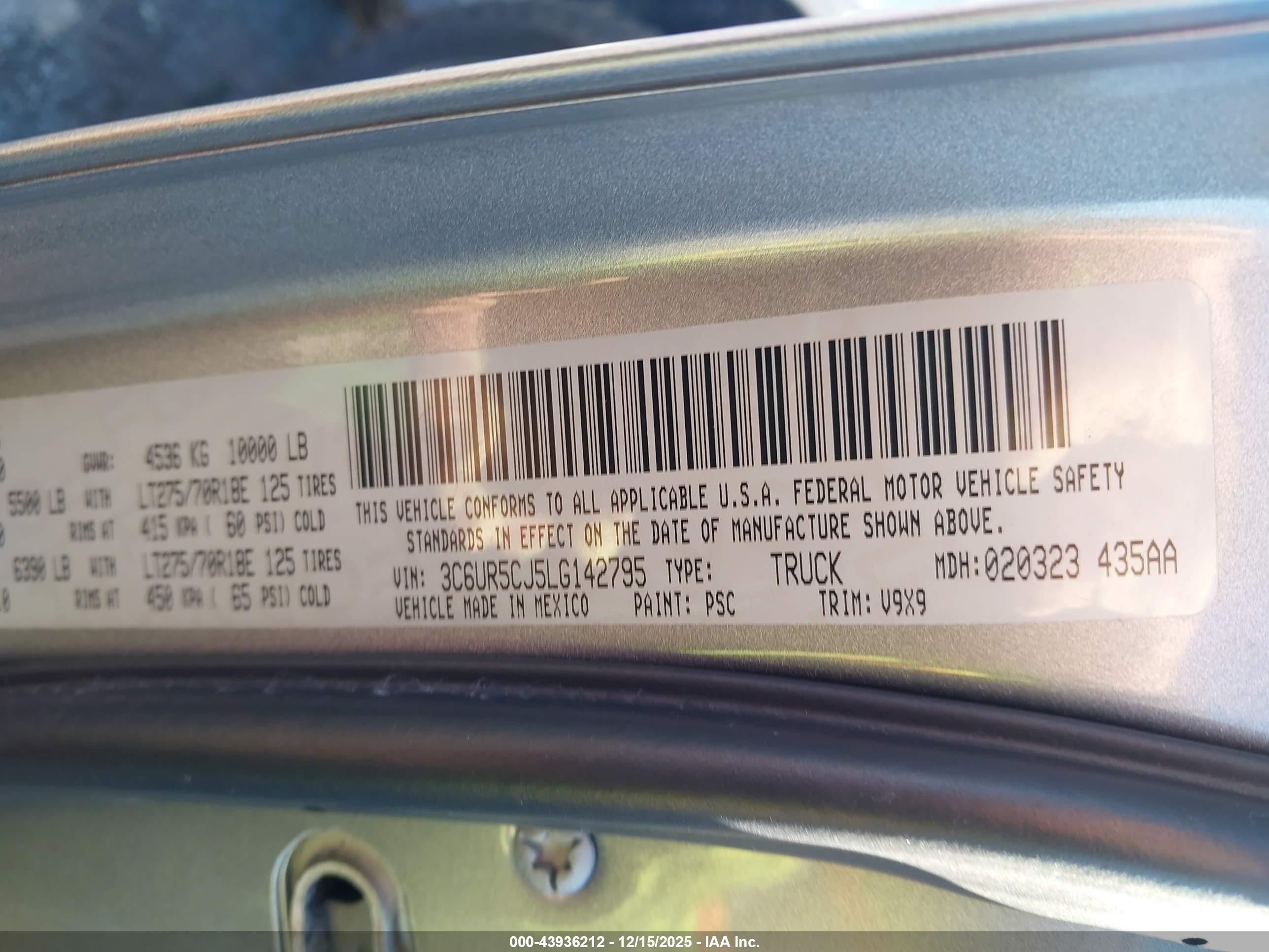 RAM 2500 image 9
