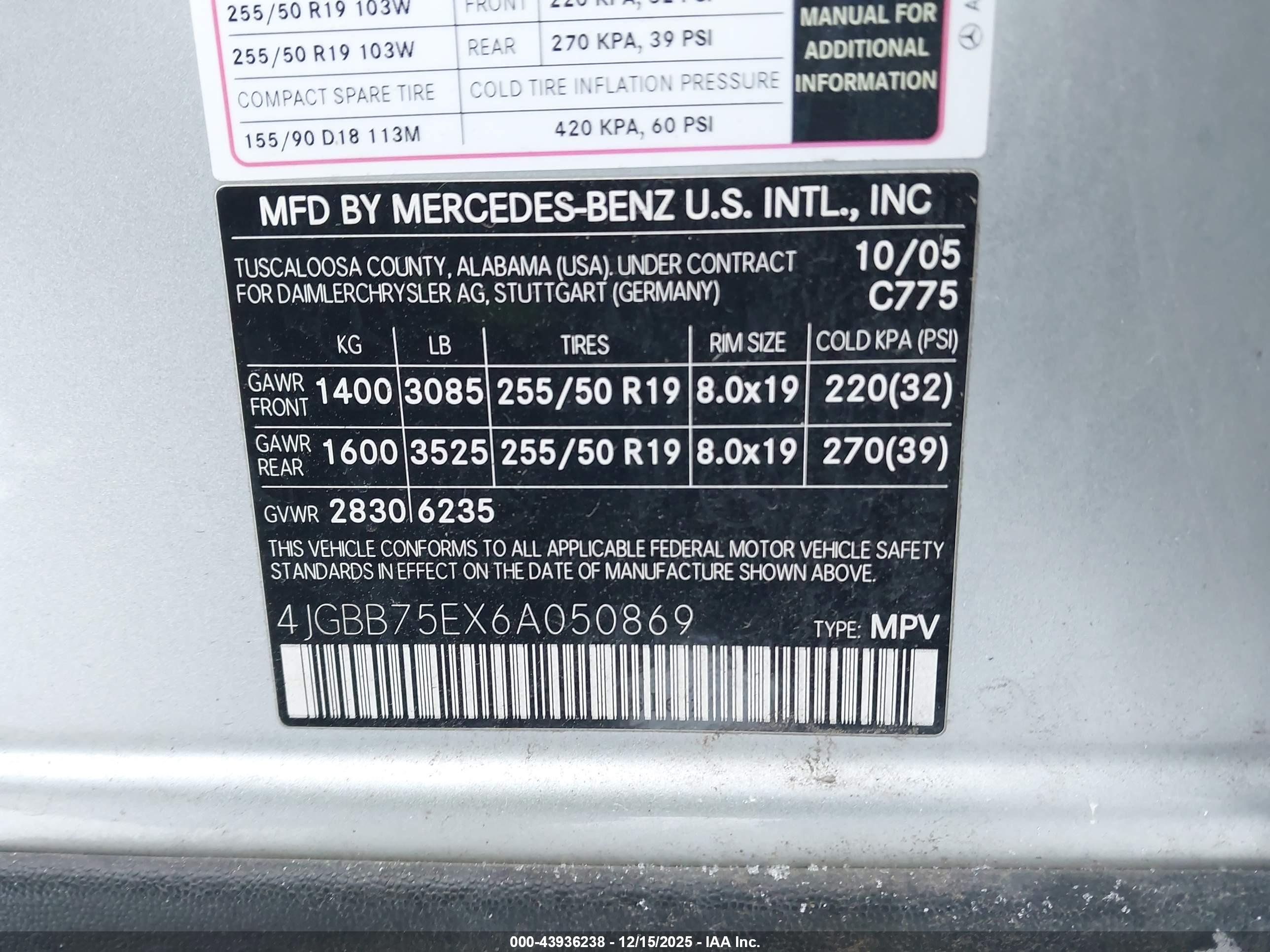 MERCEDES-BENZ ML image 9