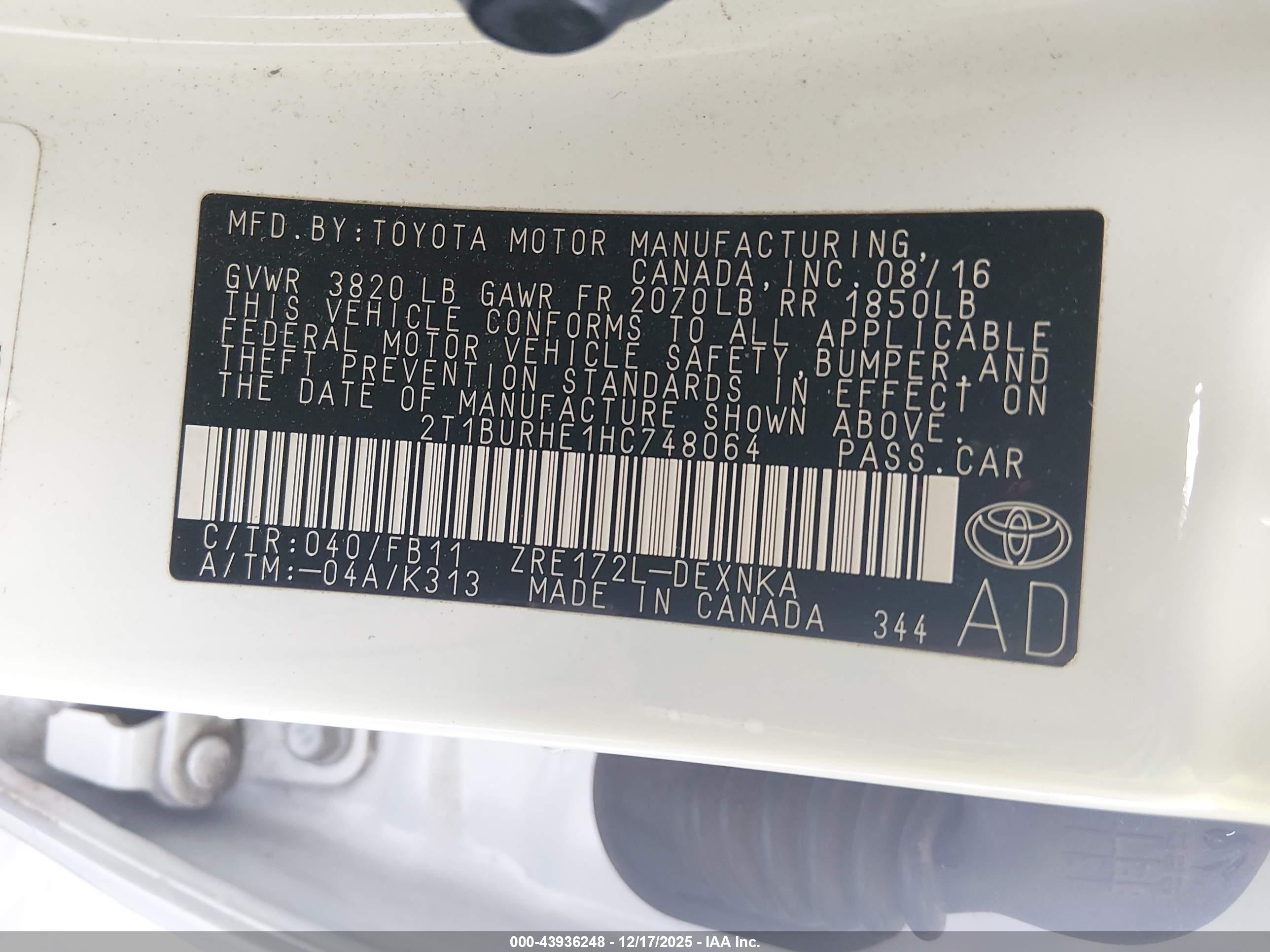 TOYOTA COROLLA image 9