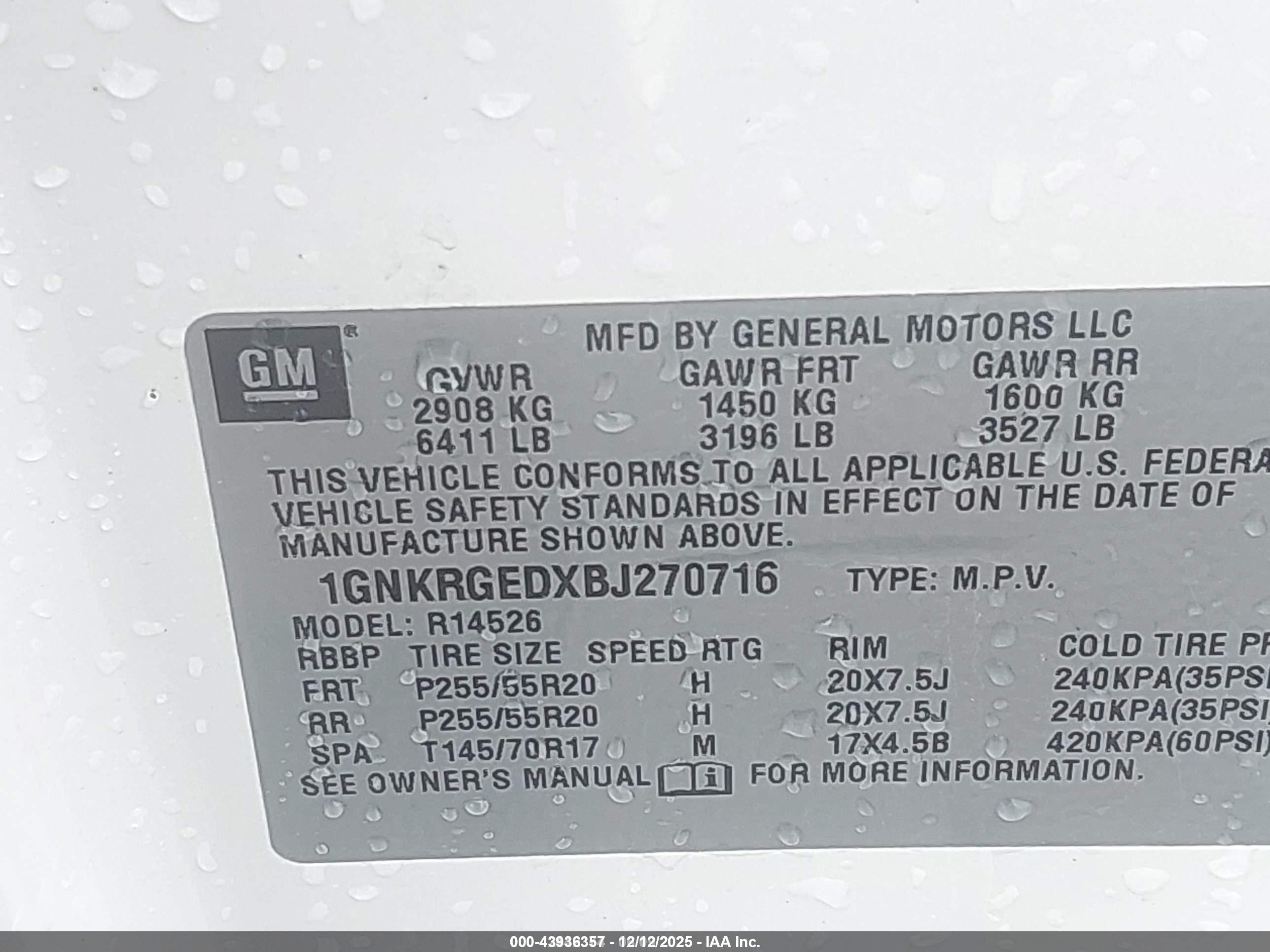 CHEVROLET TRAVERSE image 9