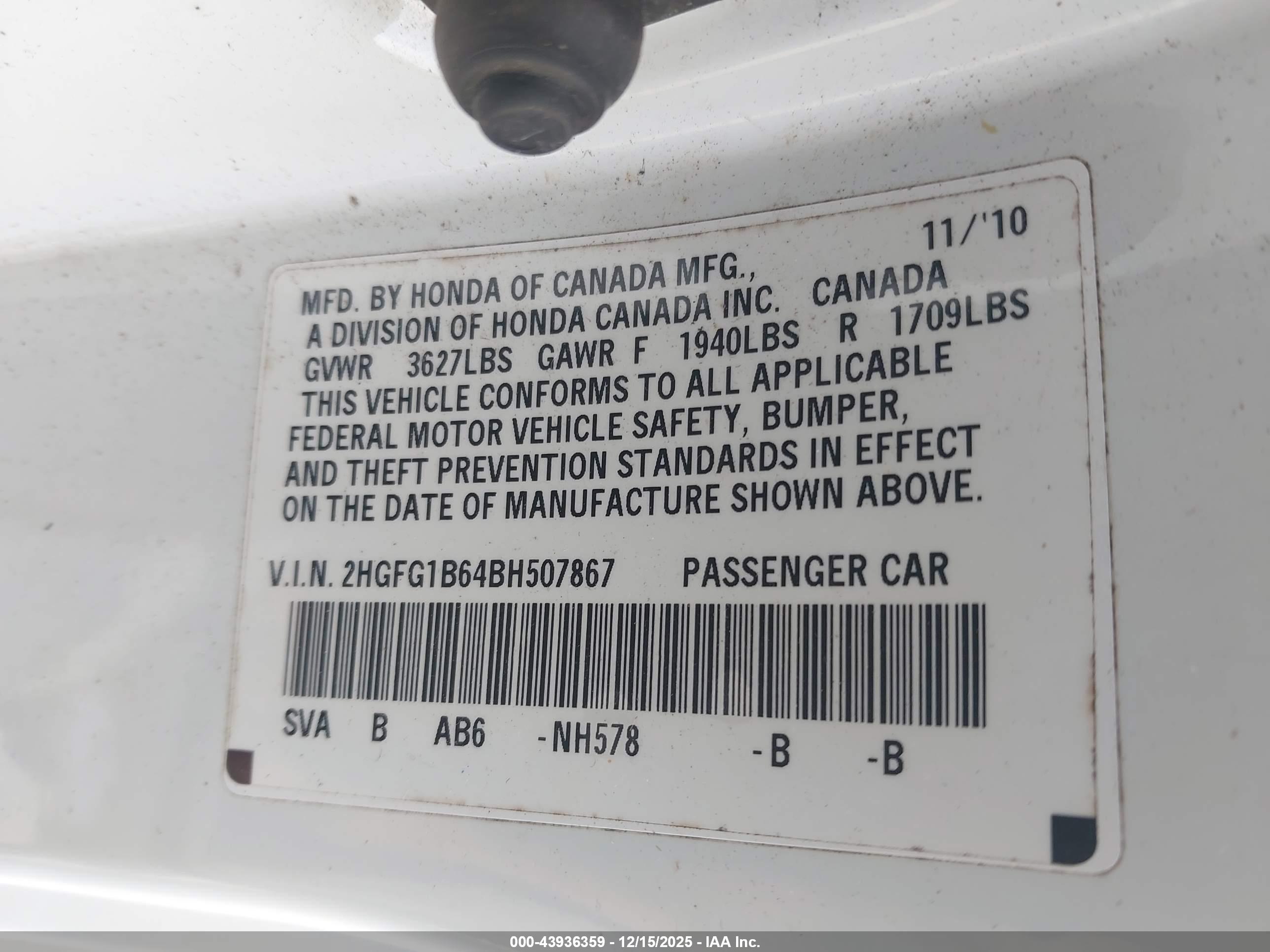 HONDA CIVIC image 9