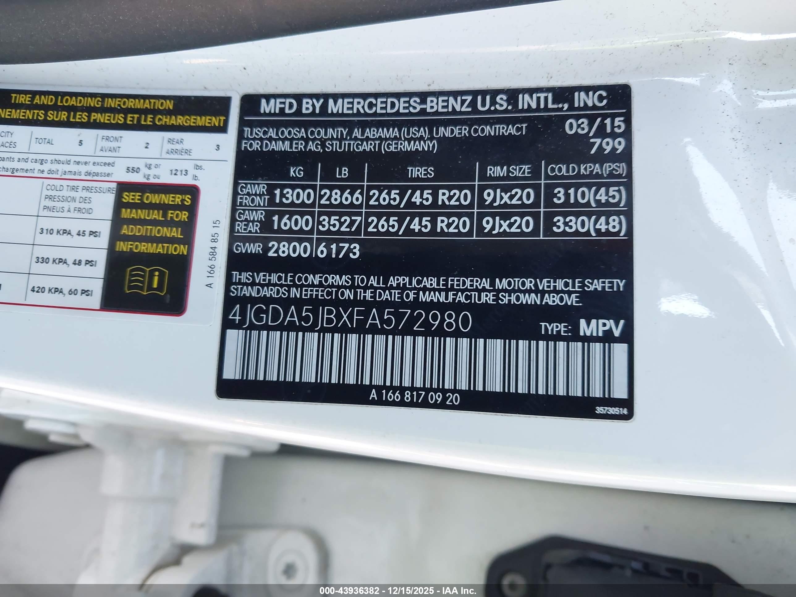 MERCEDES-BENZ ML image 9