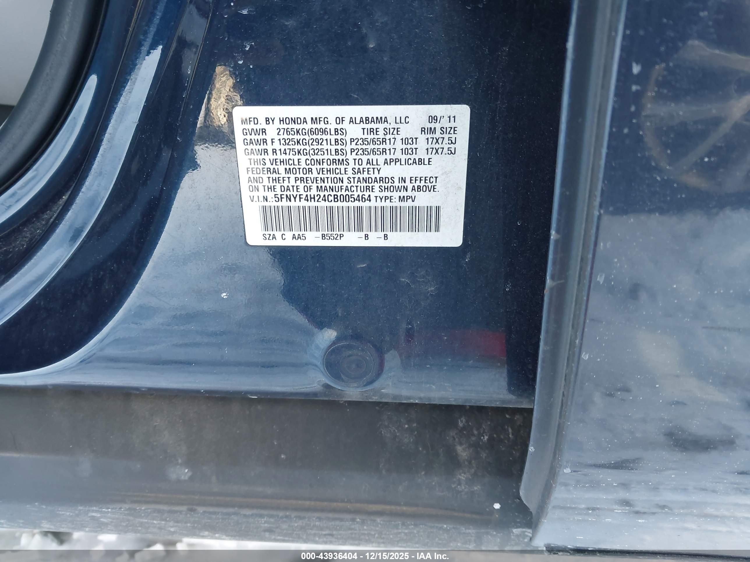 HONDA PILOT image 9
