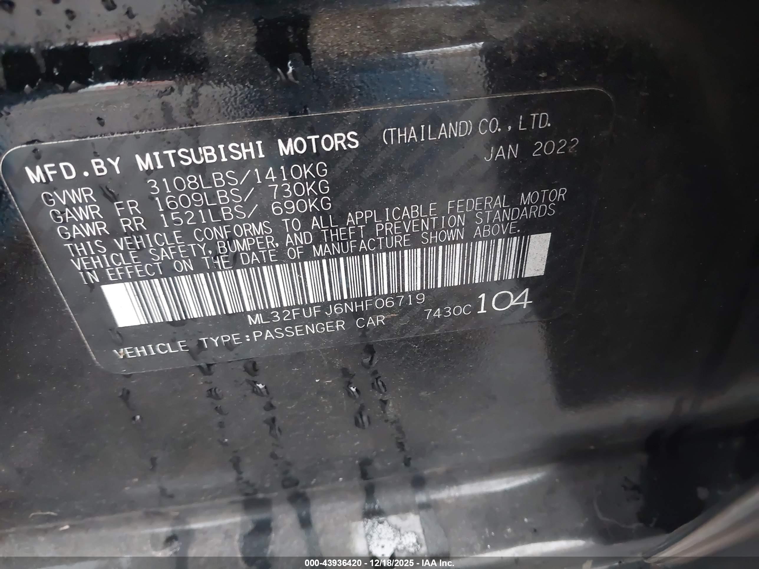 MITSUBISHI MIRAGE image 9
