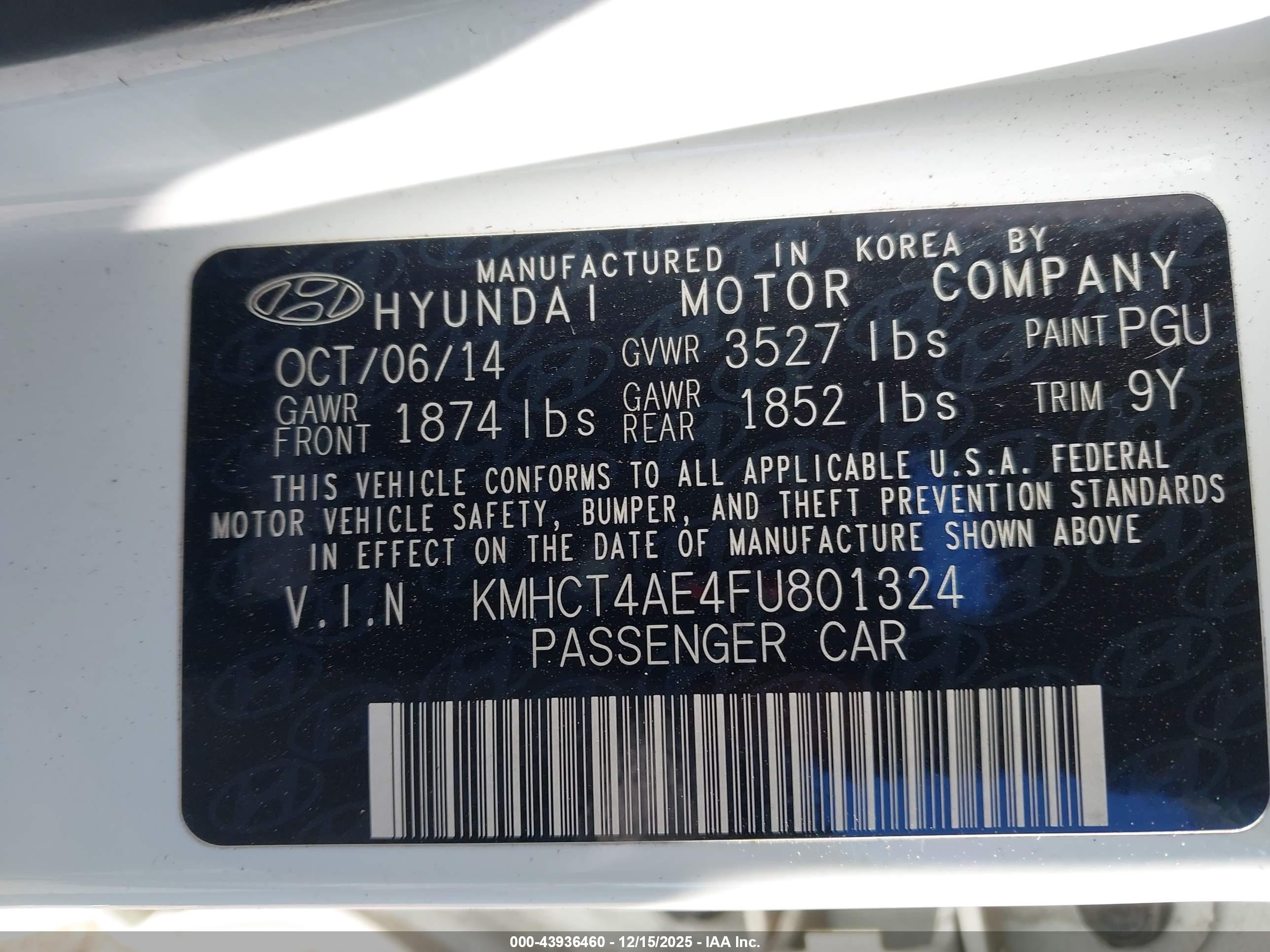 HYUNDAI ACCENT image 9
