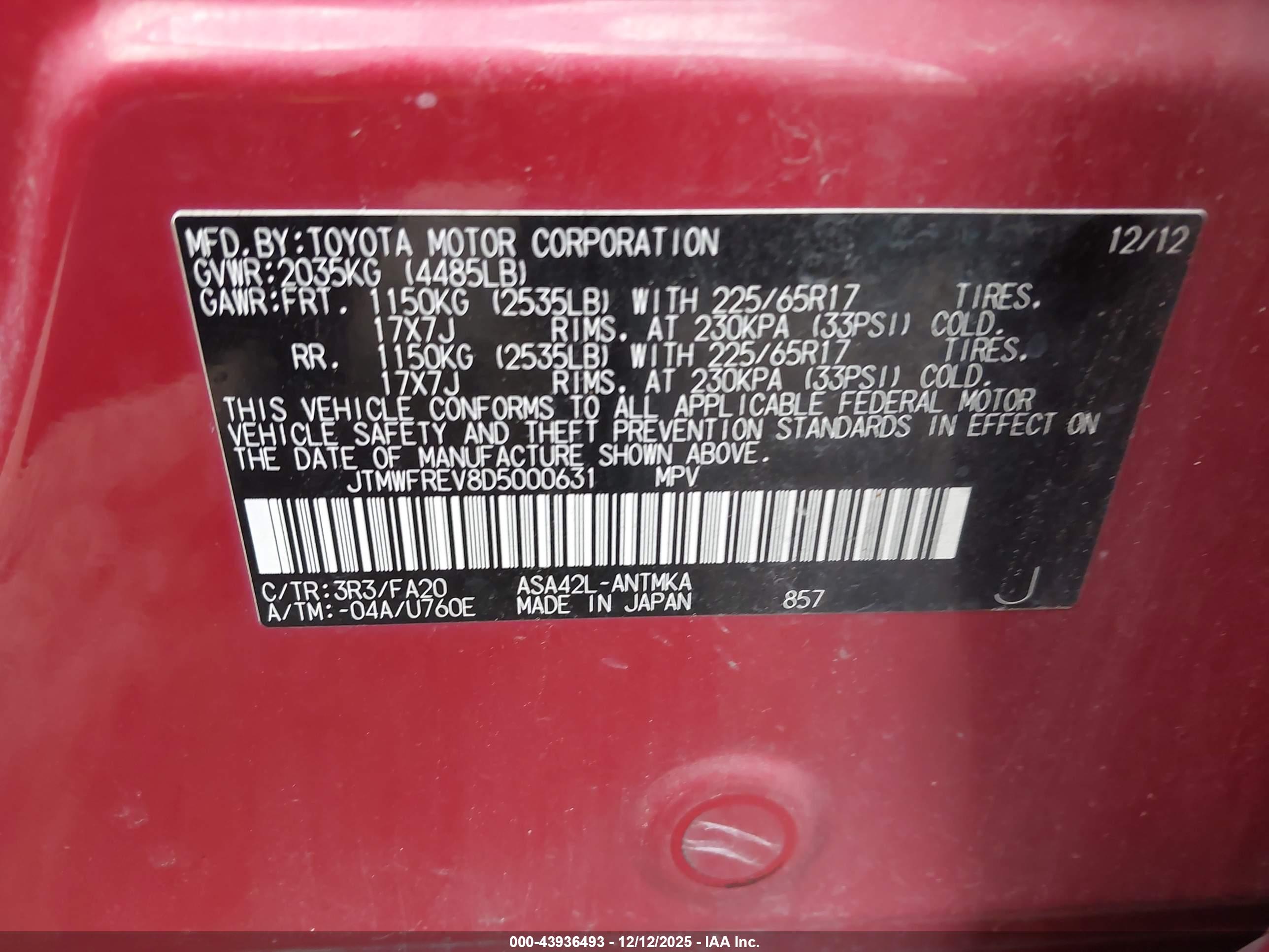 TOYOTA RAV4 image 9