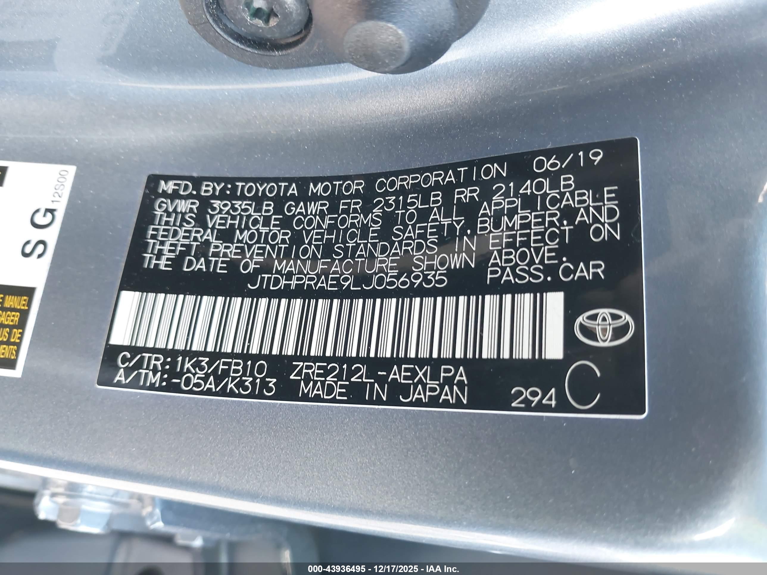 TOYOTA COROLLA image 9