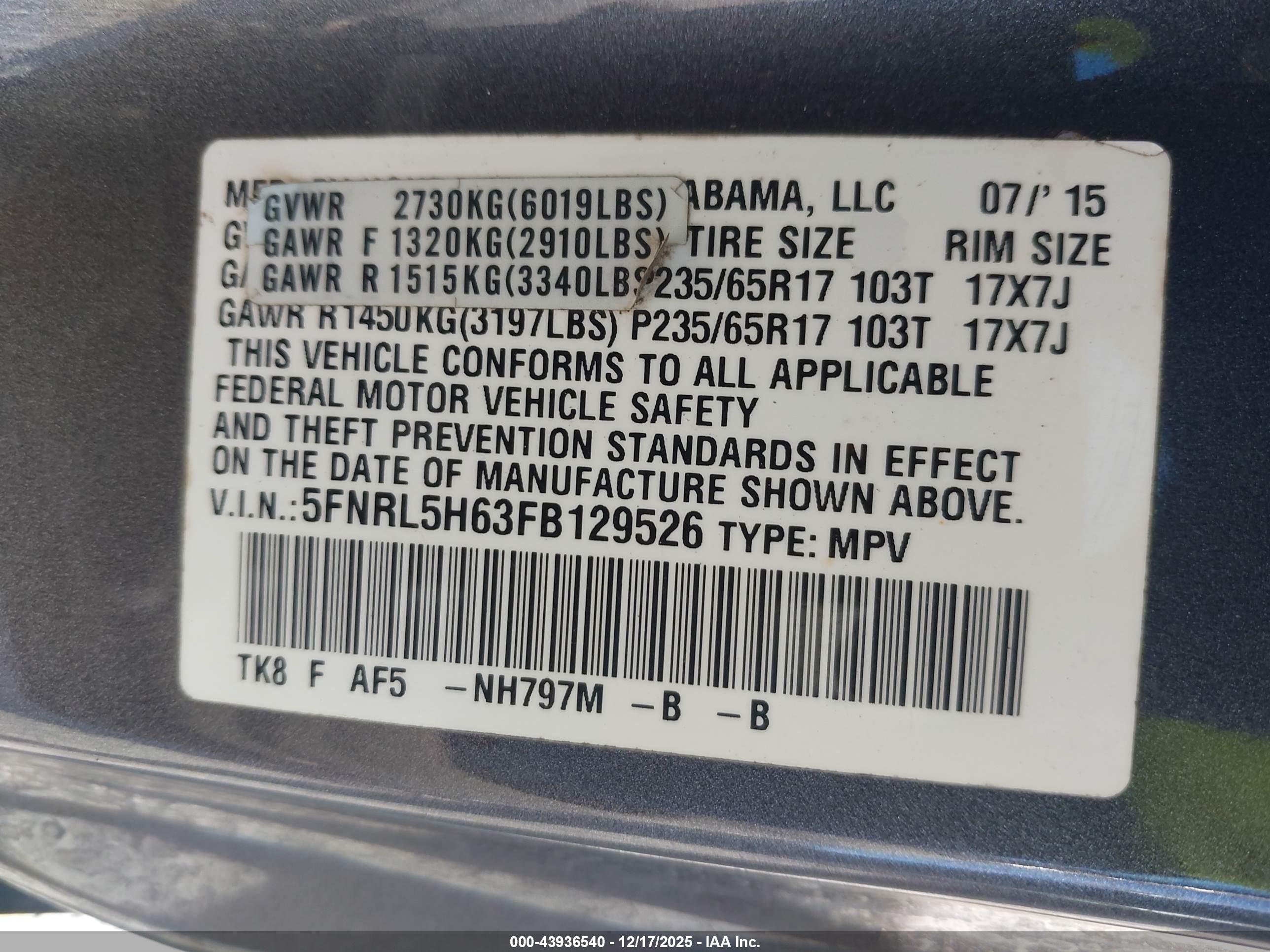HONDA ODYSSEY image 9