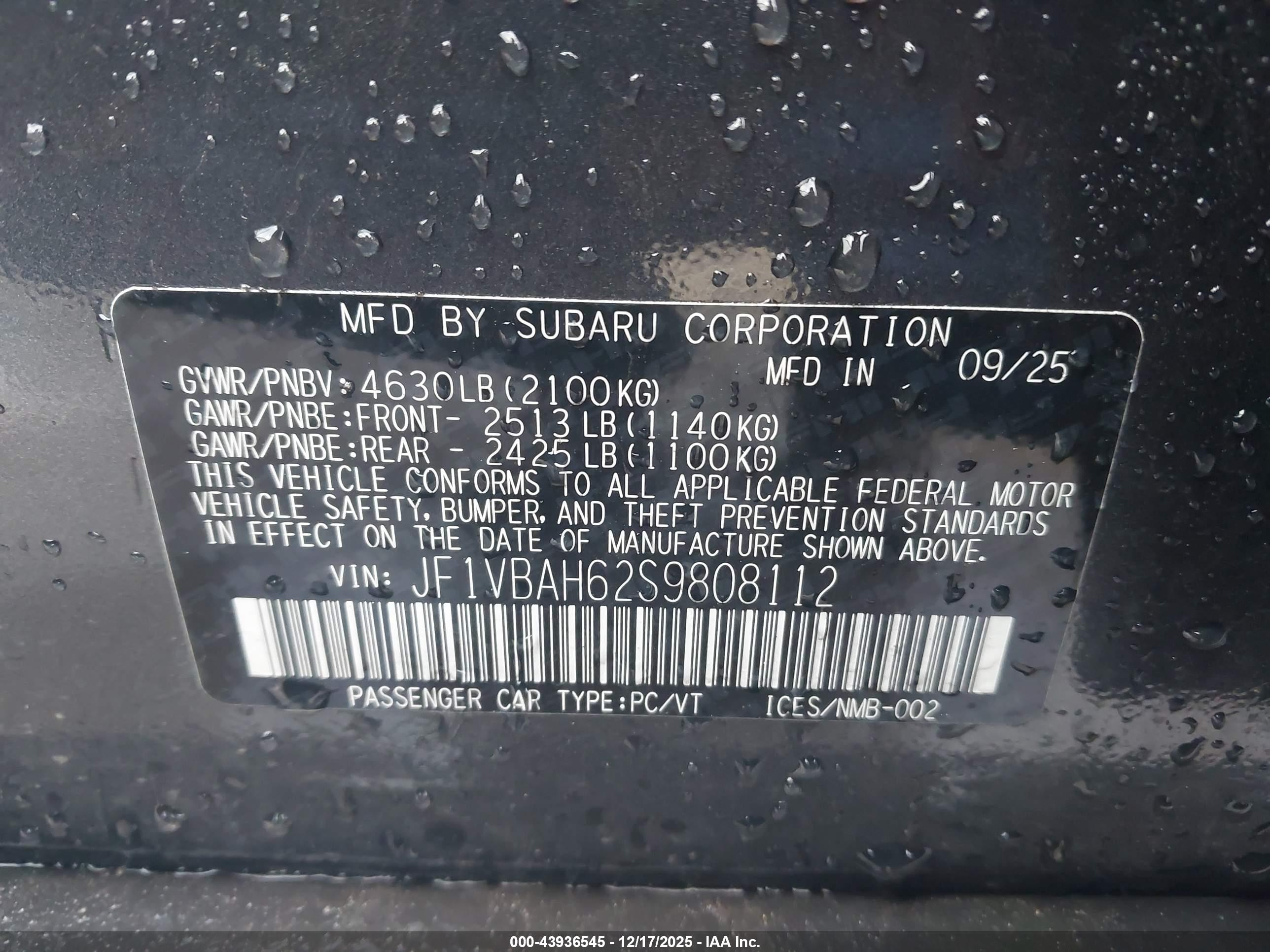 SUBARU WRX image 9