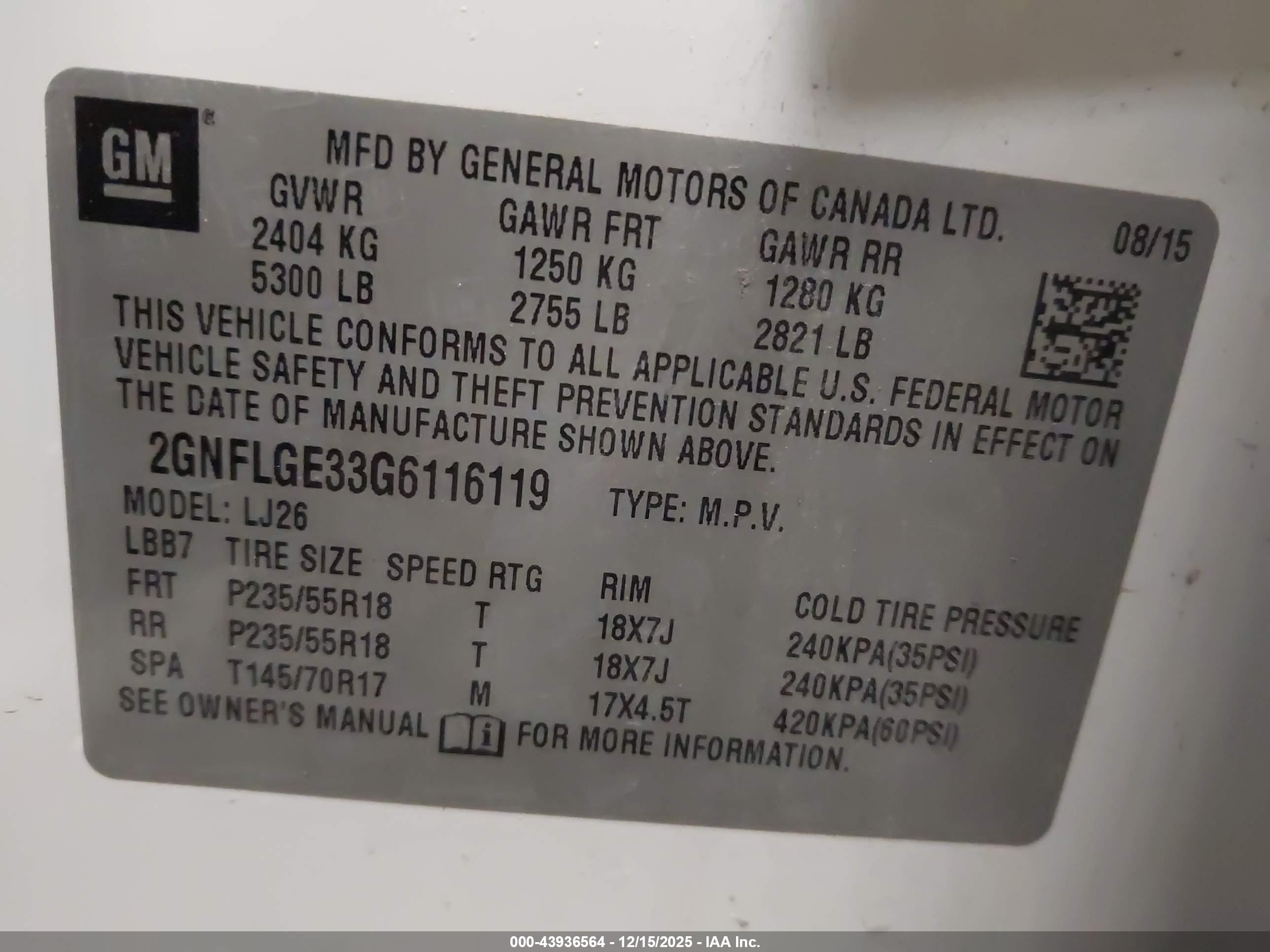 CHEVROLET EQUINOX image 9