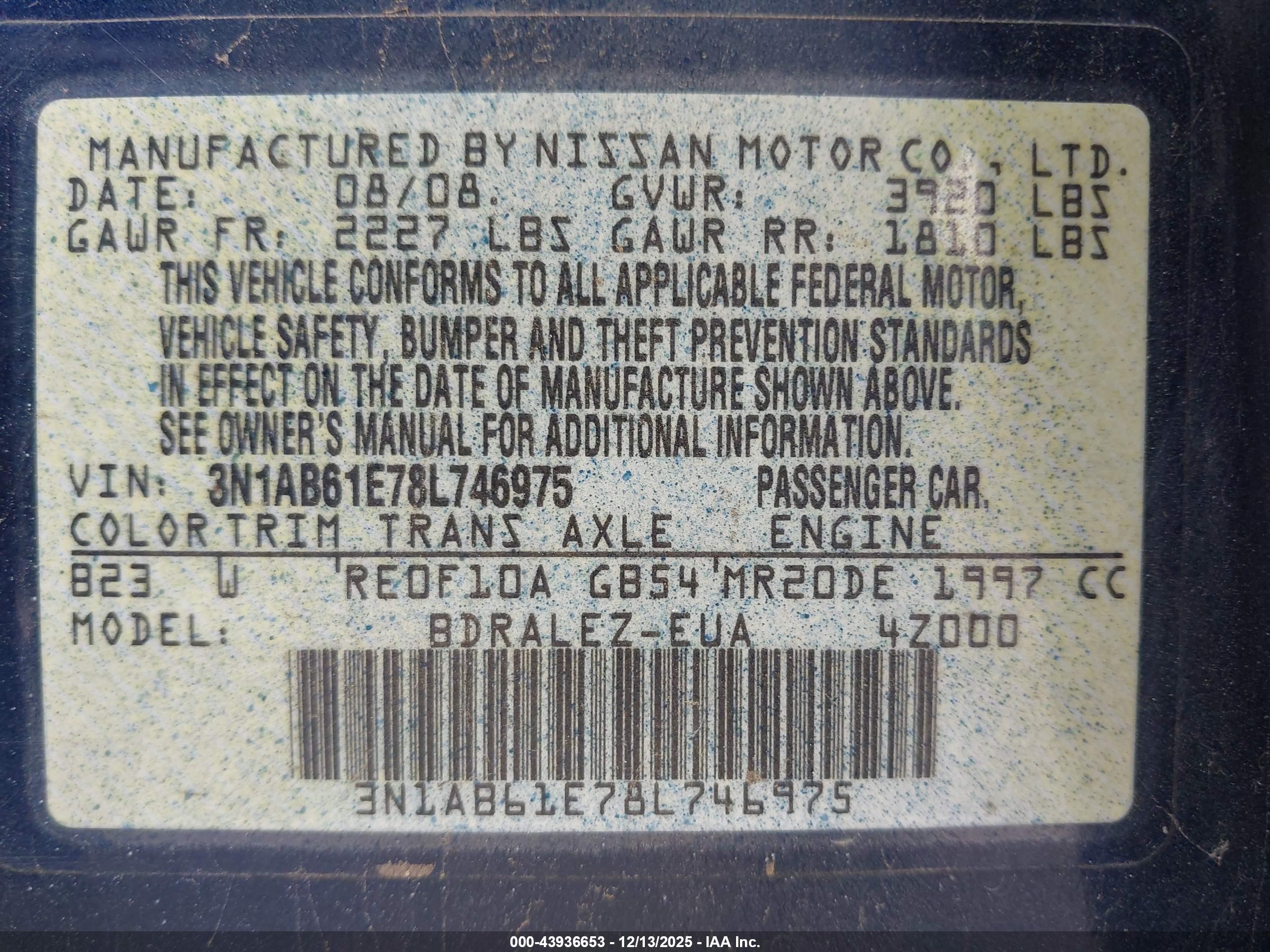 NISSAN SENTRA image 9