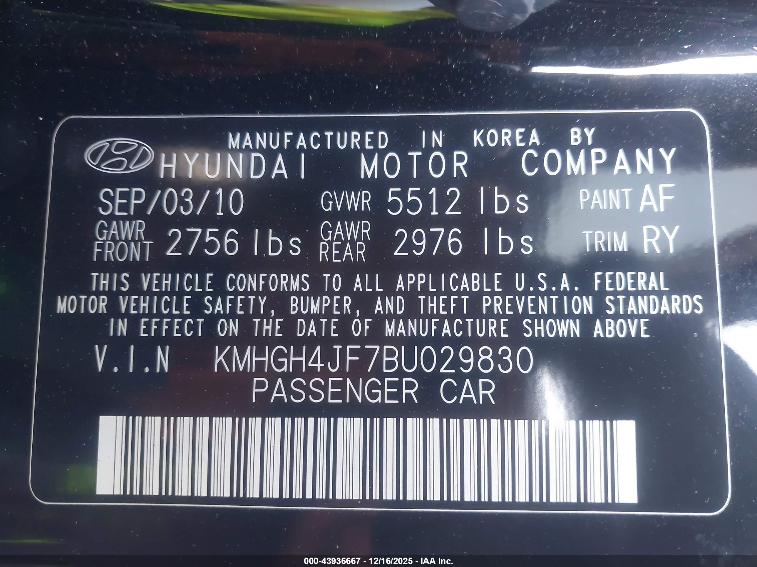 HYUNDAI EQUUS image 9