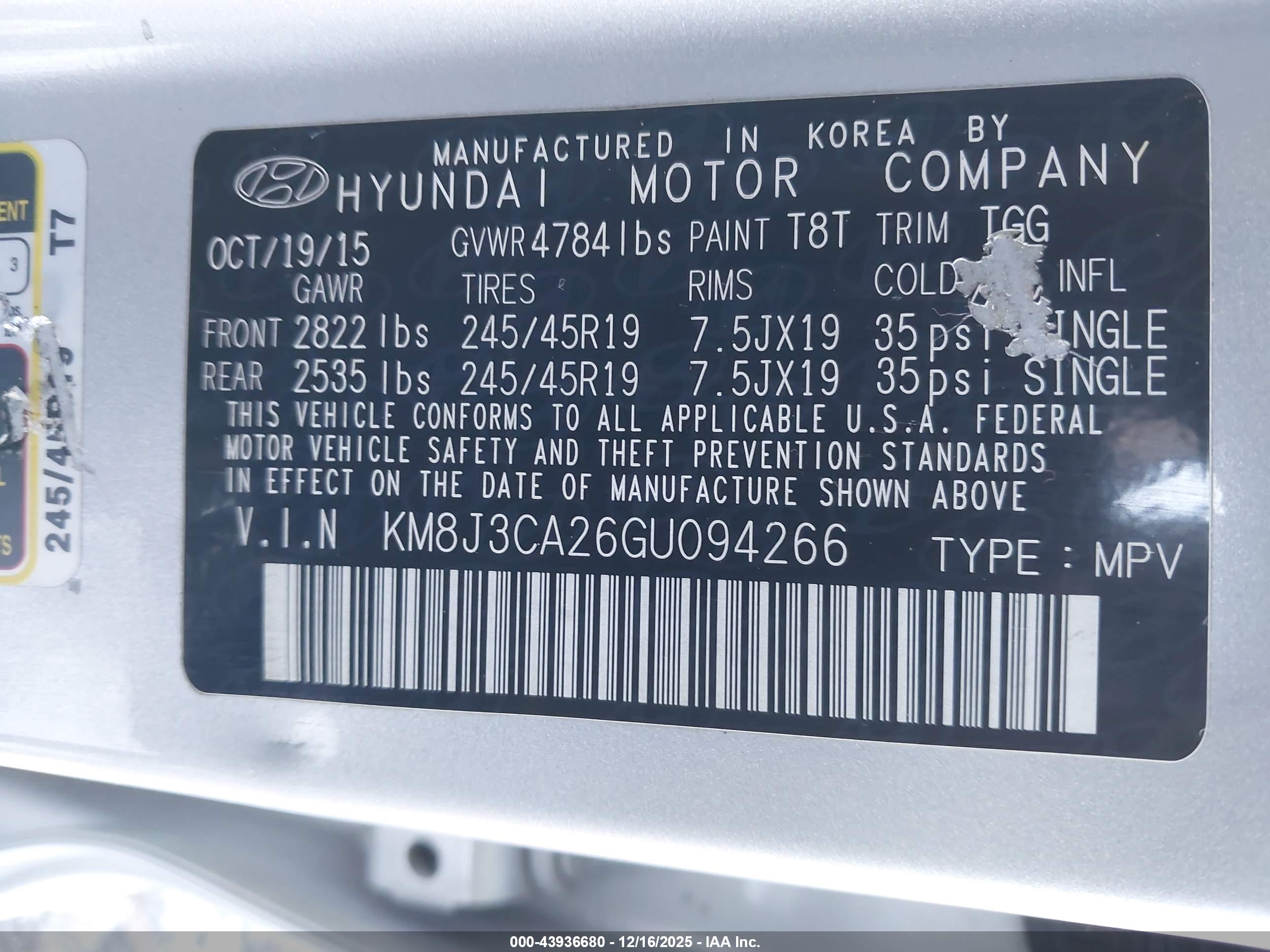 HYUNDAI TUCSON image 9
