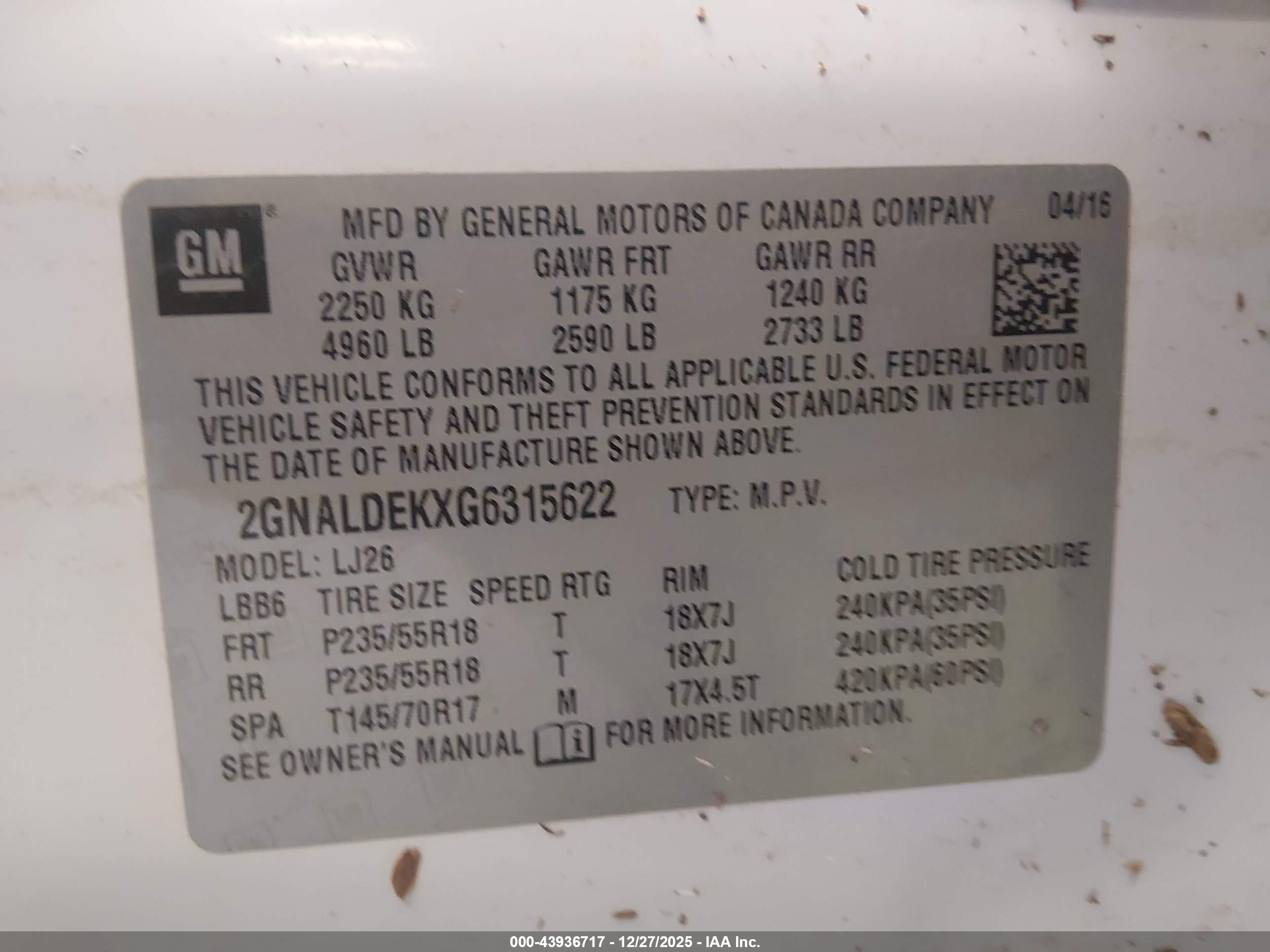 CHEVROLET EQUINOX image 9