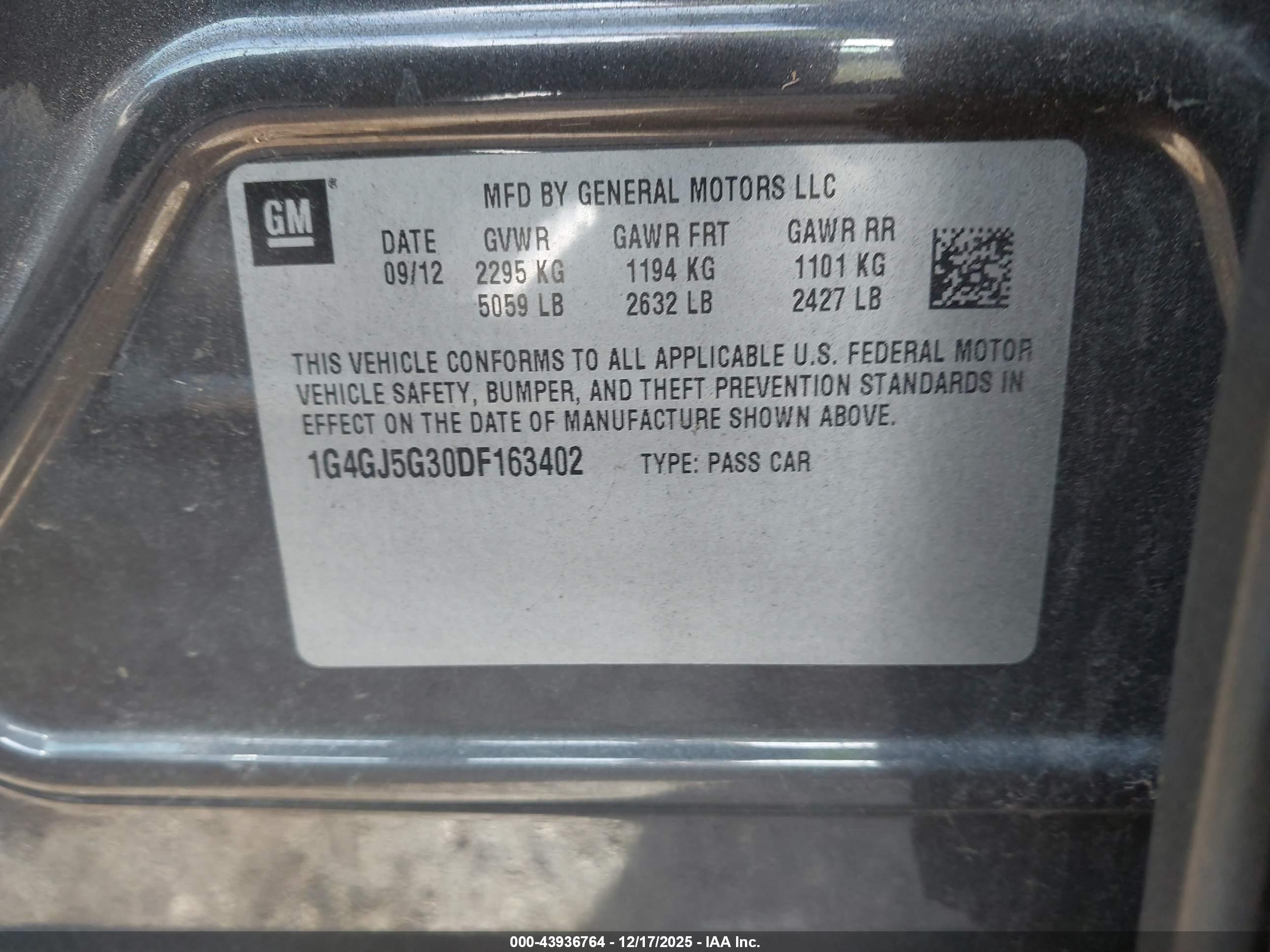 BUICK LACROSSE image 9
