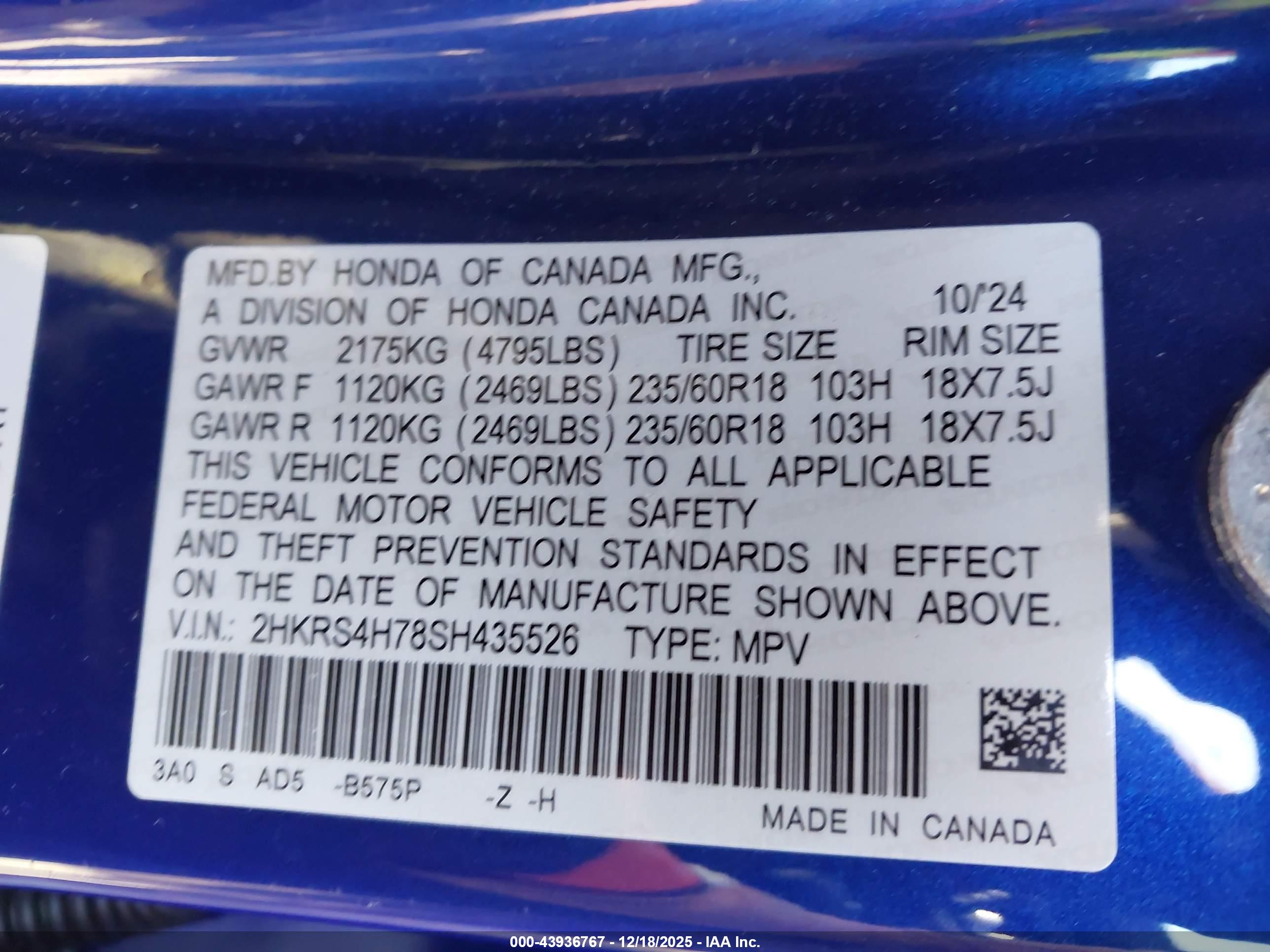 HONDA CR-V image 9