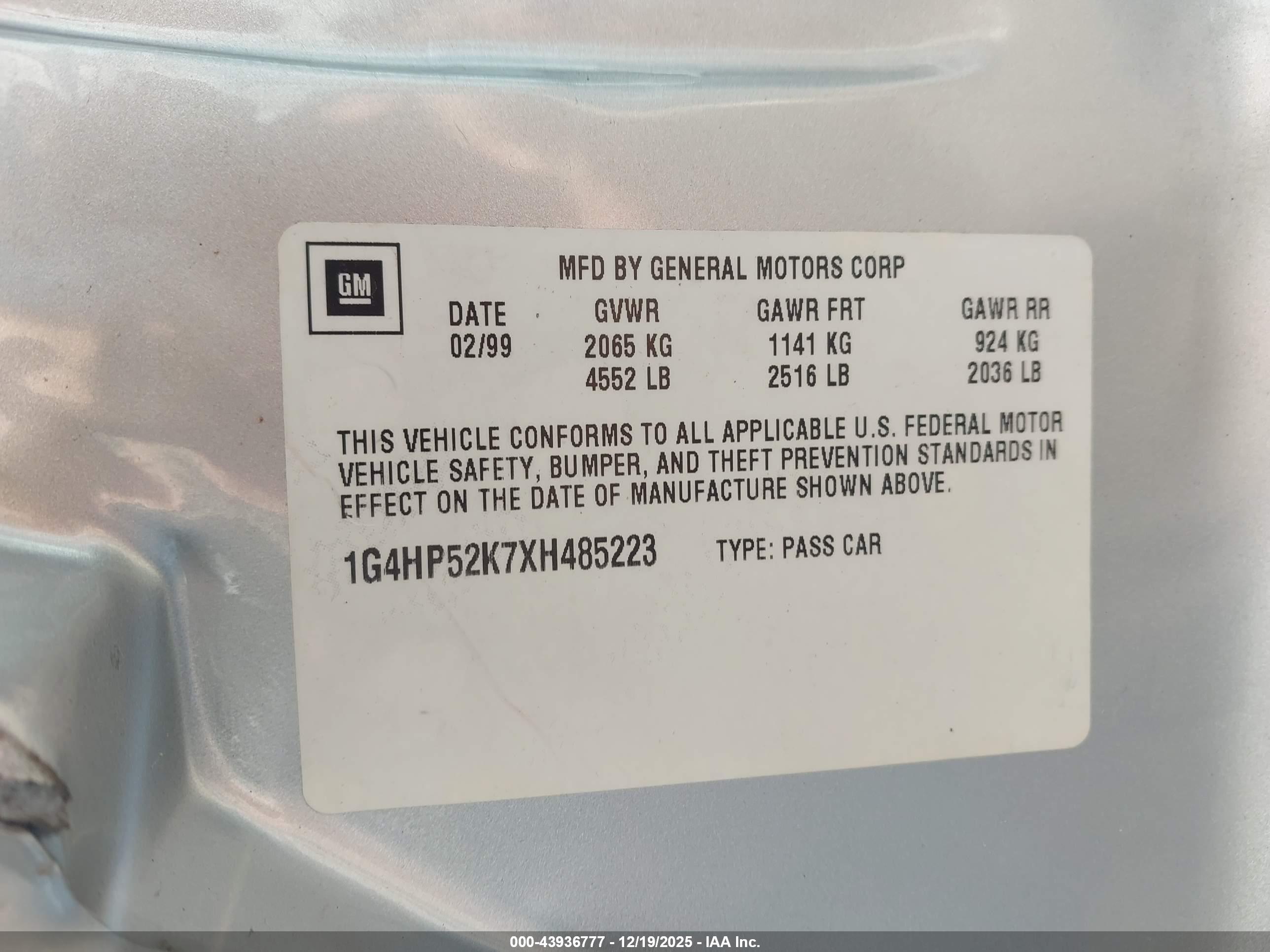 BUICK LESABRE image 9