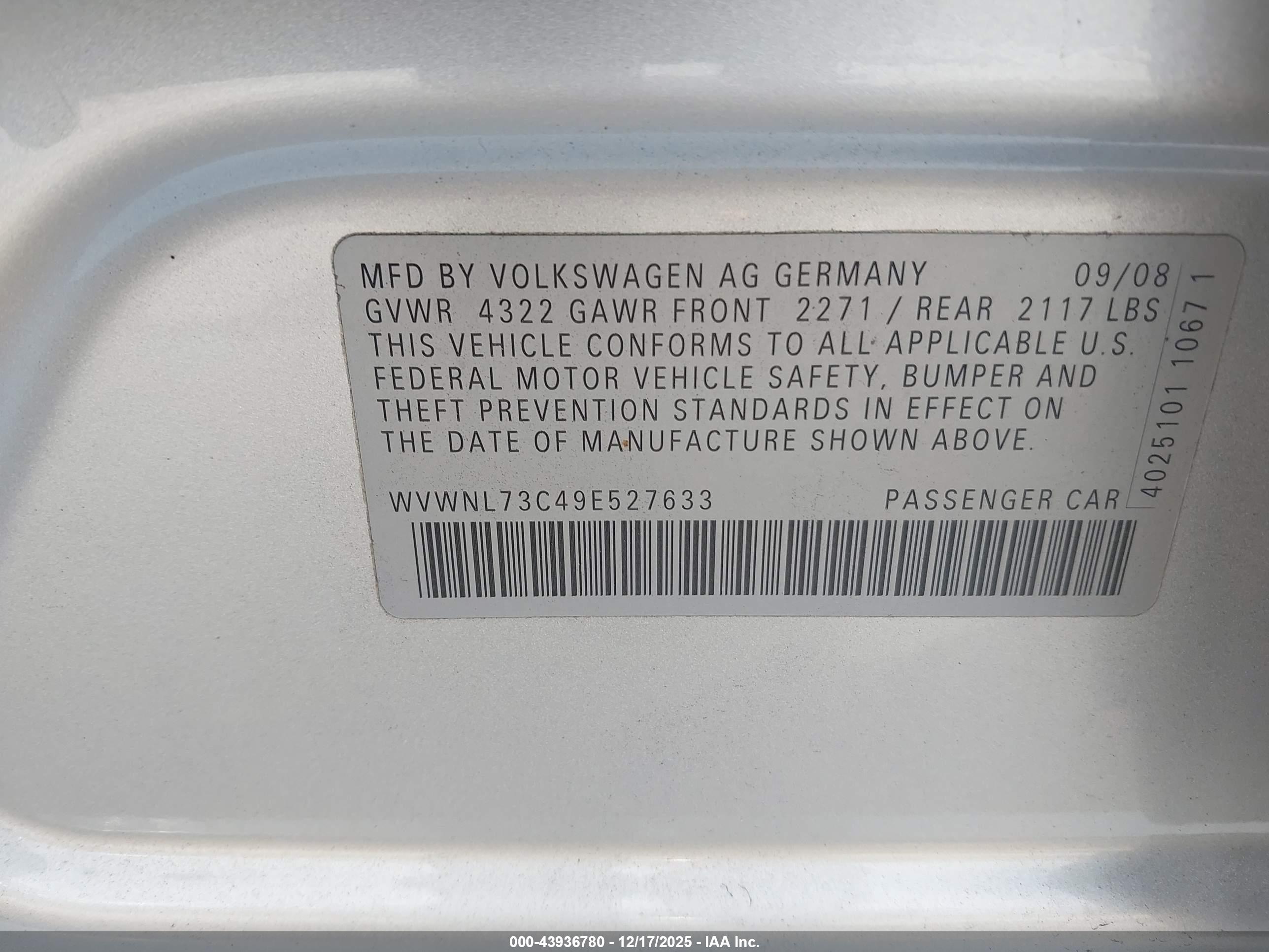 VOLKSWAGEN CC image 9