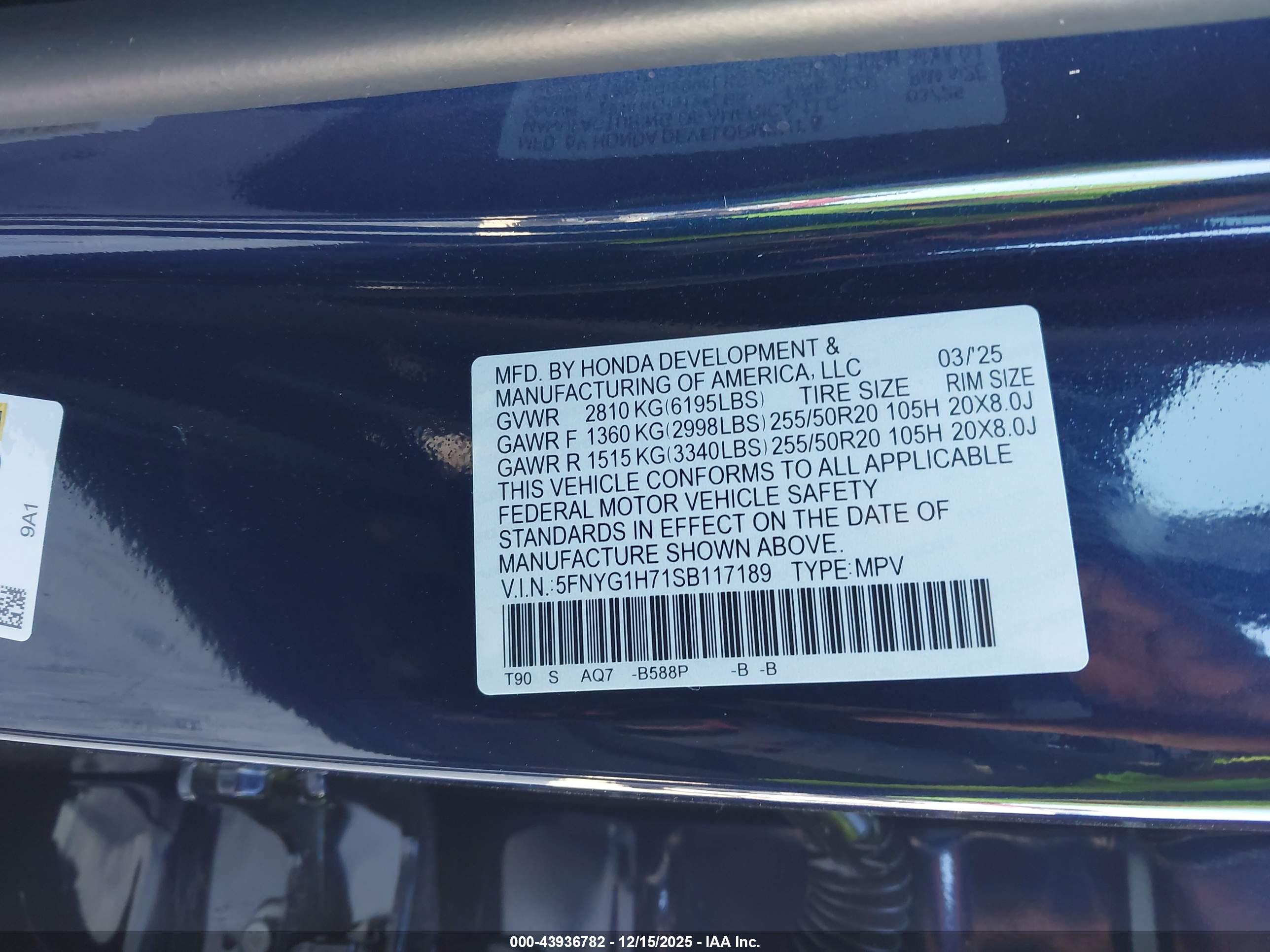 HONDA PILOT image 9