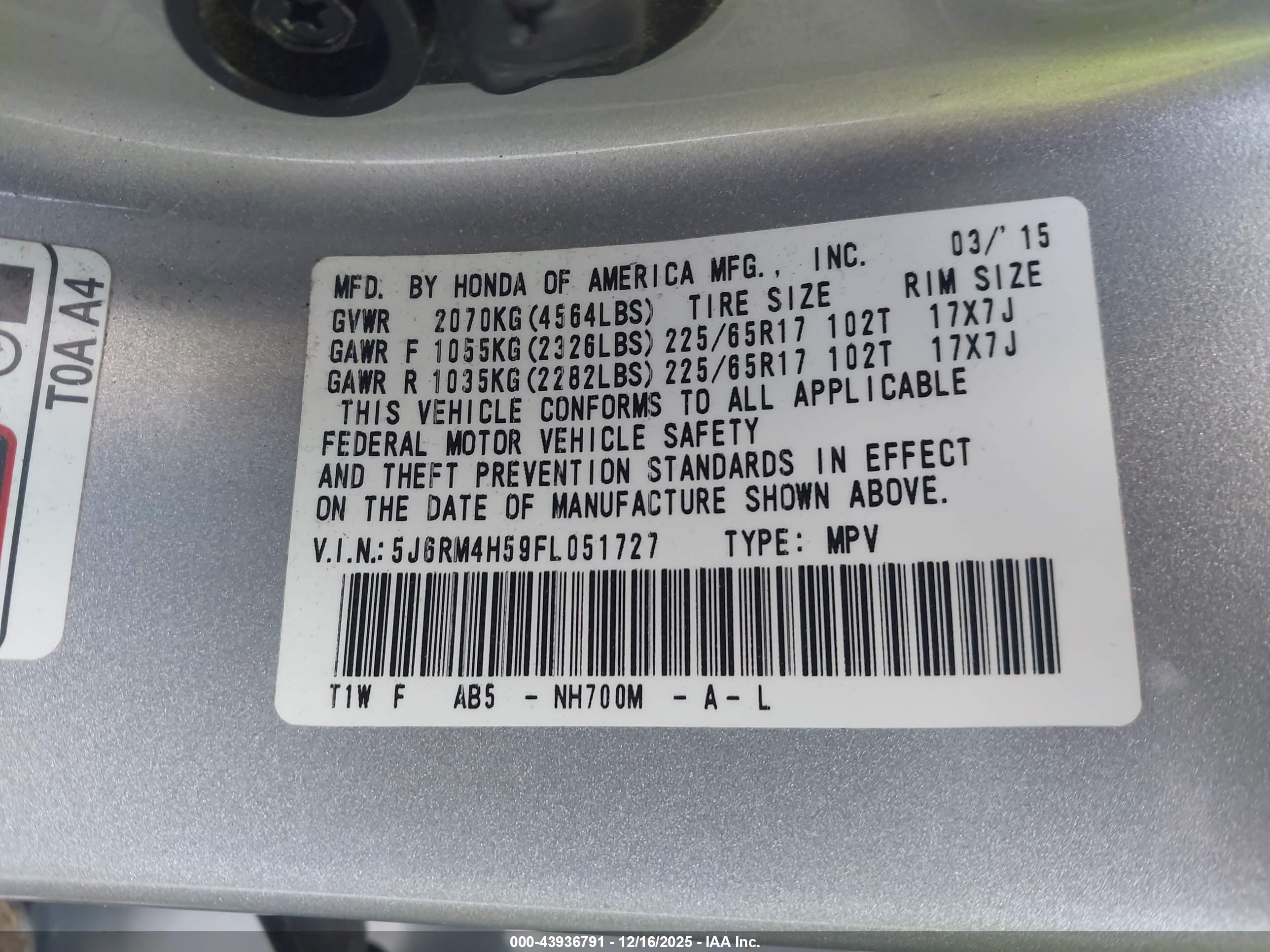 HONDA CR-V image 9