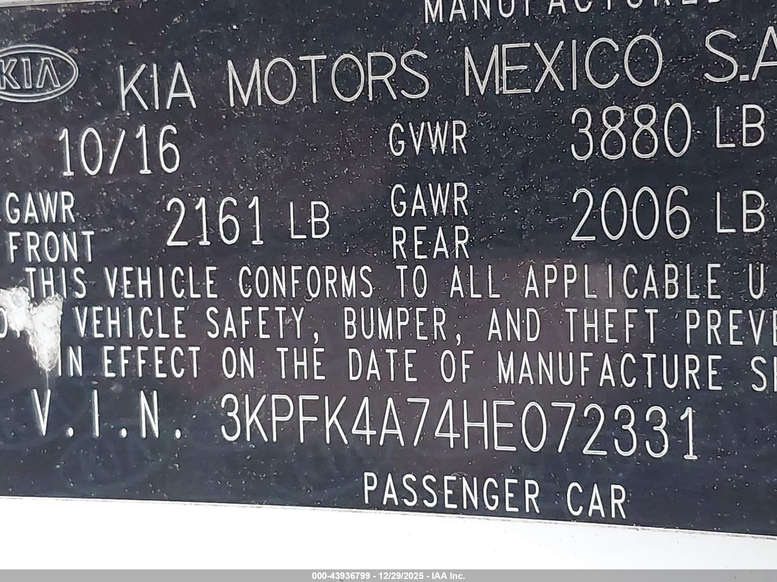 KIA FORTE image 9