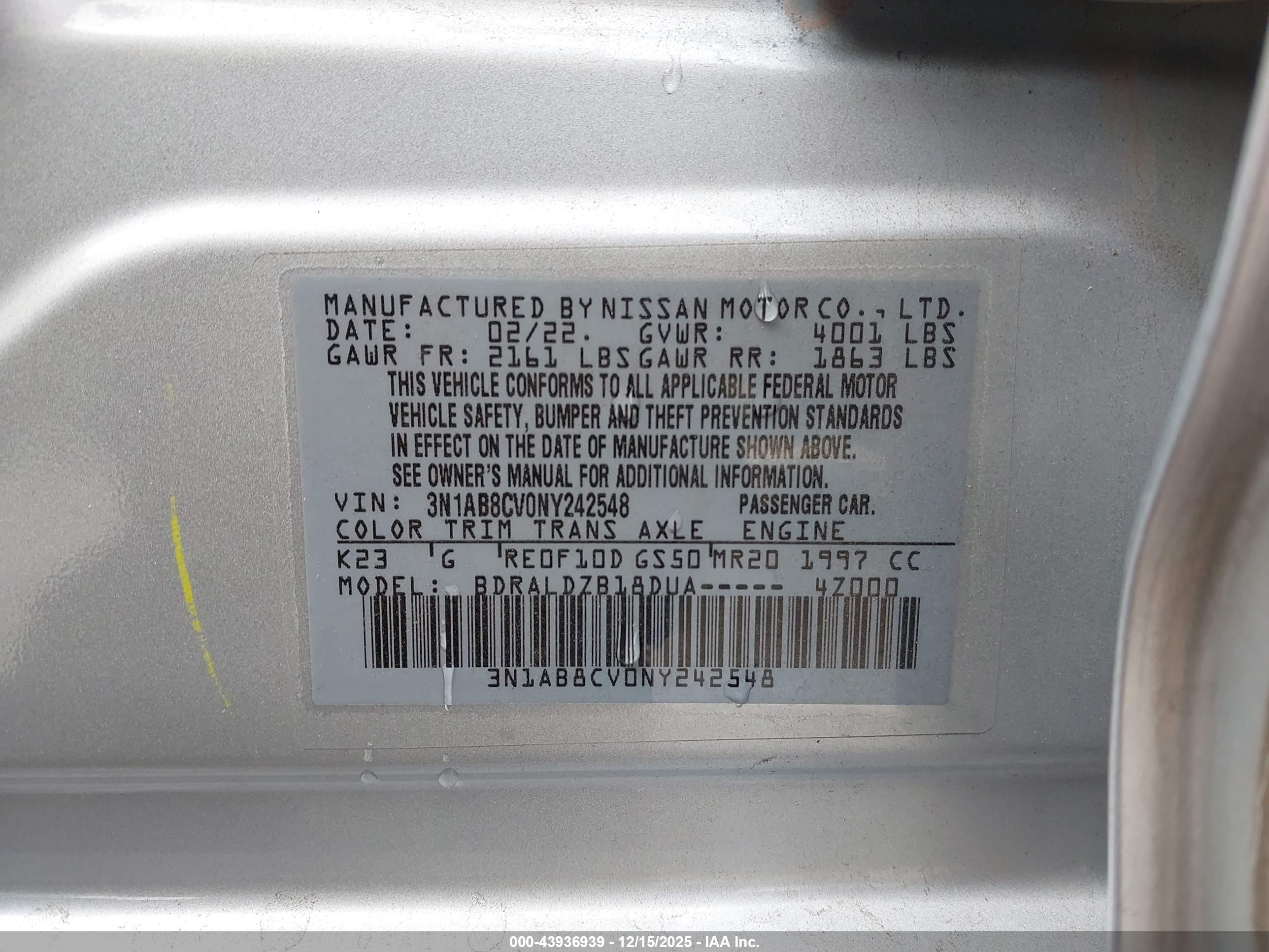 NISSAN SENTRA image 9